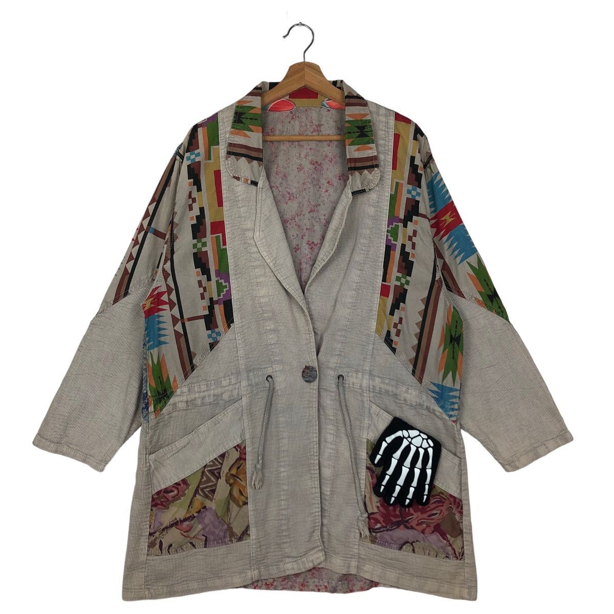 Japanese Brand RARE LONG JACKET AZTEC NAVAJO DESIGN INSPIRED KAPITAL JAPAN Size US M / EU 48-50 / 2 - 1 Thumbnail