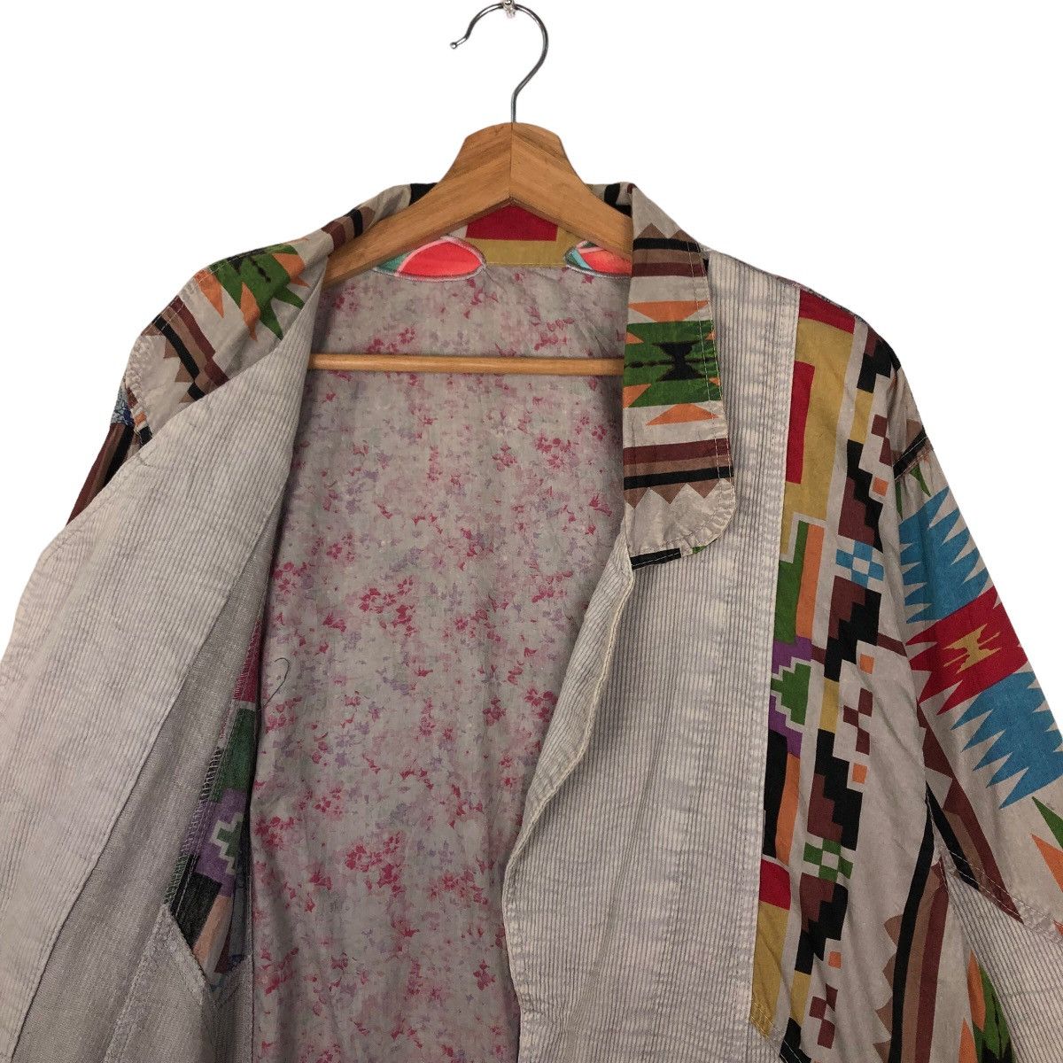 Japanese Brand RARE LONG JACKET AZTEC NAVAJO DESIGN INSPIRED KAPITAL JAPAN Size US M / EU 48-50 / 2 - 9 Thumbnail