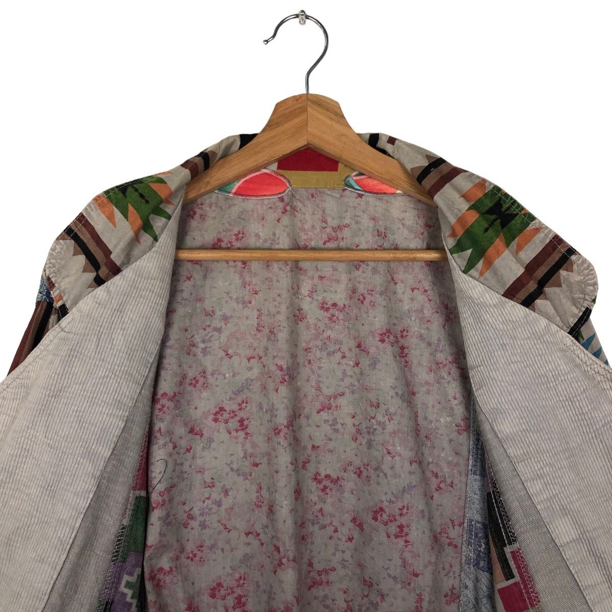 Japanese Brand RARE LONG JACKET AZTEC NAVAJO DESIGN INSPIRED KAPITAL JAPAN Size US M / EU 48-50 / 2 - 10 Thumbnail
