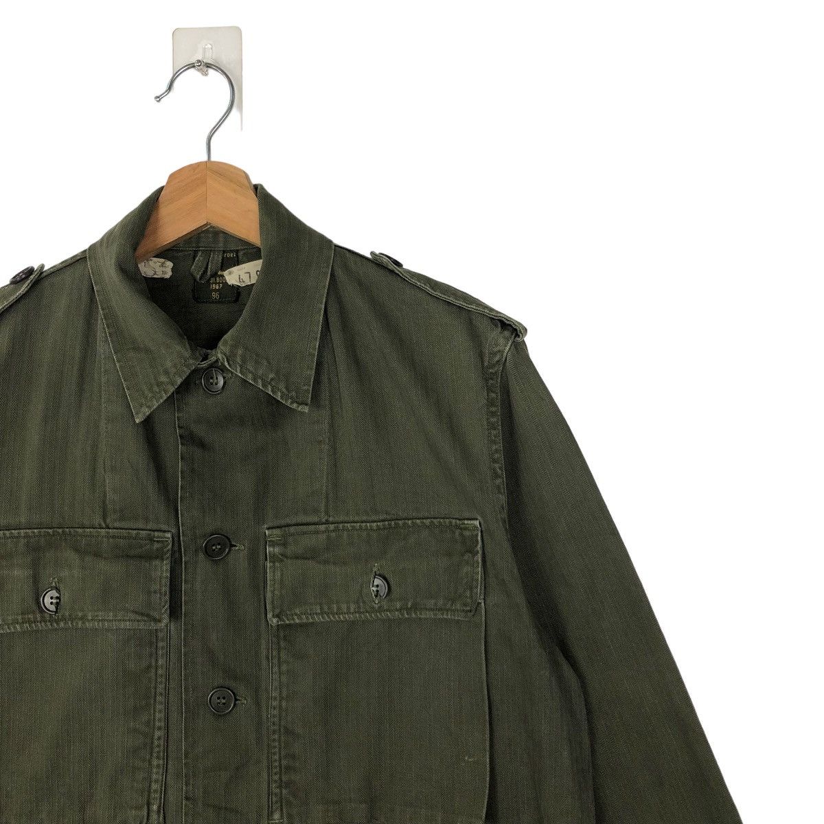 Vintage VINTAGE 1967 US ARMY JACKET IV. PUIJENBROEK MILITARY Size US M / EU 48-50 / 2 - 5 Thumbnail