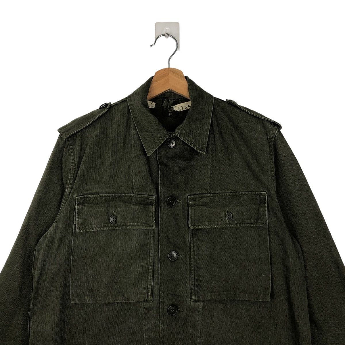 Vintage VINTAGE 1967 US ARMY JACKET IV. PUIJENBROEK MILITARY Size US M / EU 48-50 / 2 - 2 Thumbnail