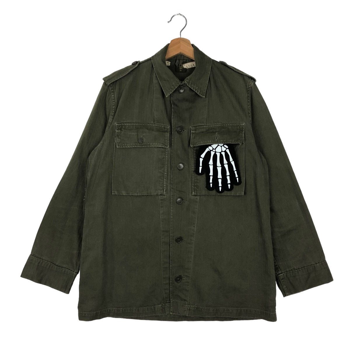 Vintage VINTAGE 1967 US ARMY JACKET IV. PUIJENBROEK MILITARY Size US M / EU 48-50 / 2 - 1 Thumbnail