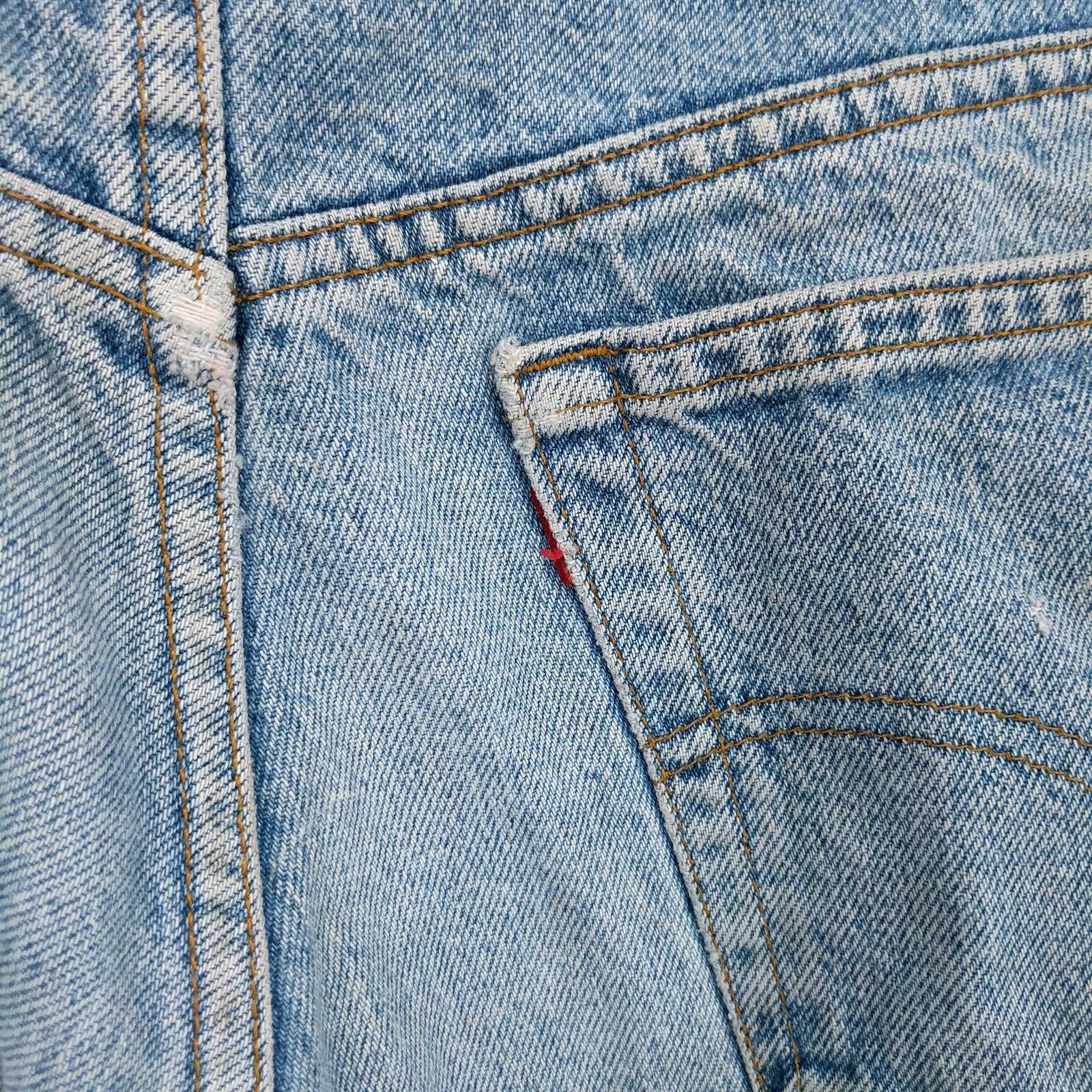 Levi's × Levi's Vintage Clothing Vintage Levi's 505 Custom Painted Bleached Distressed Denim Size US 36 / EU 52 - 10 Thumbnail