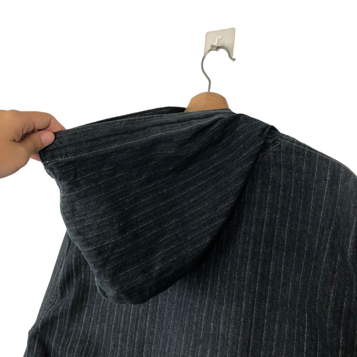 Japanese Brand × Number (N)ine VINTAGE HIKORY CHORE JACKET BRTH BREATH NUMBER NINE JAPAN Size US S / EU 44-46 / 1 - 8 Thumbnail