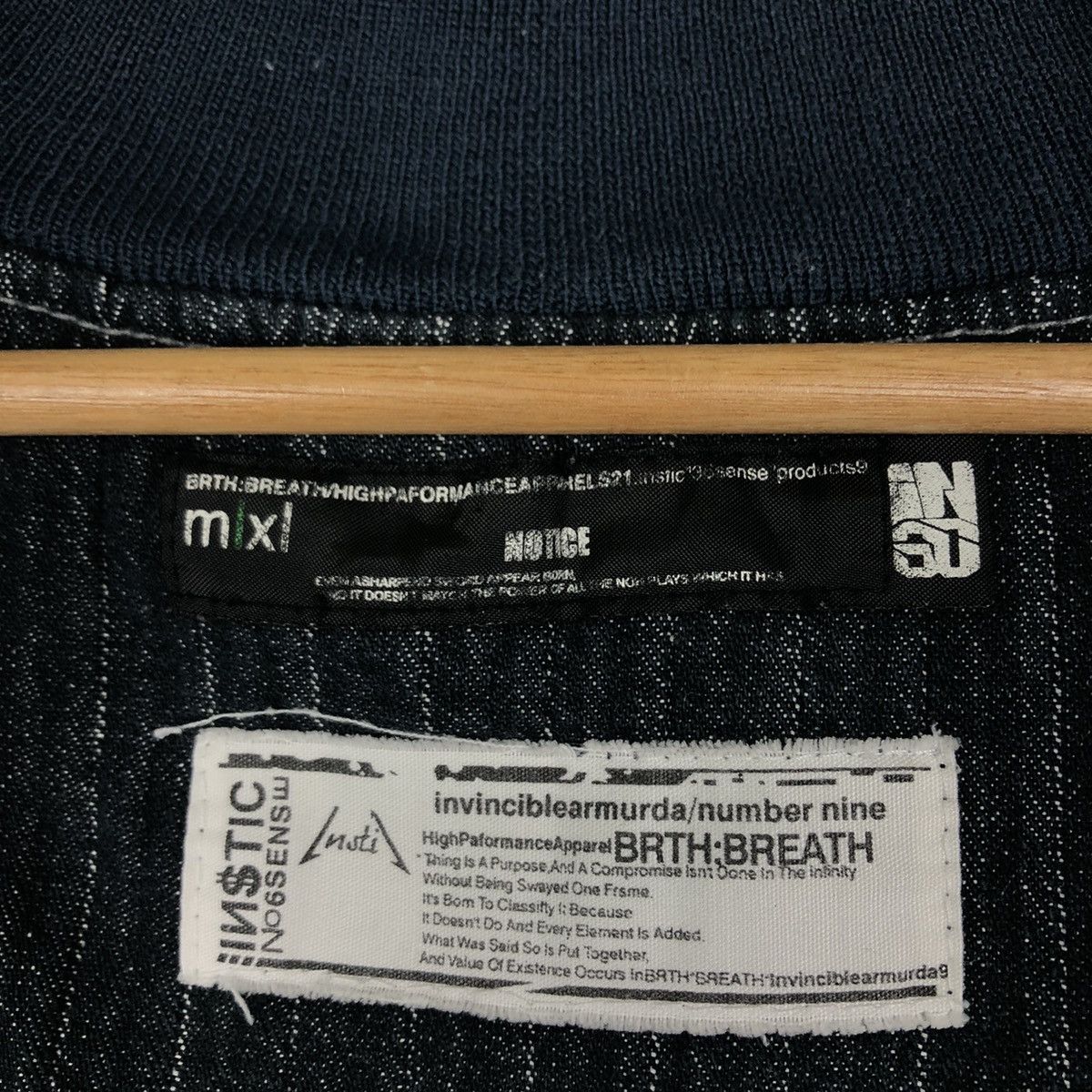 Japanese Brand × Number (N)ine VINTAGE HIKORY CHORE JACKET BRTH BREATH NUMBER NINE JAPAN Size US S / EU 44-46 / 1 - 13 Thumbnail