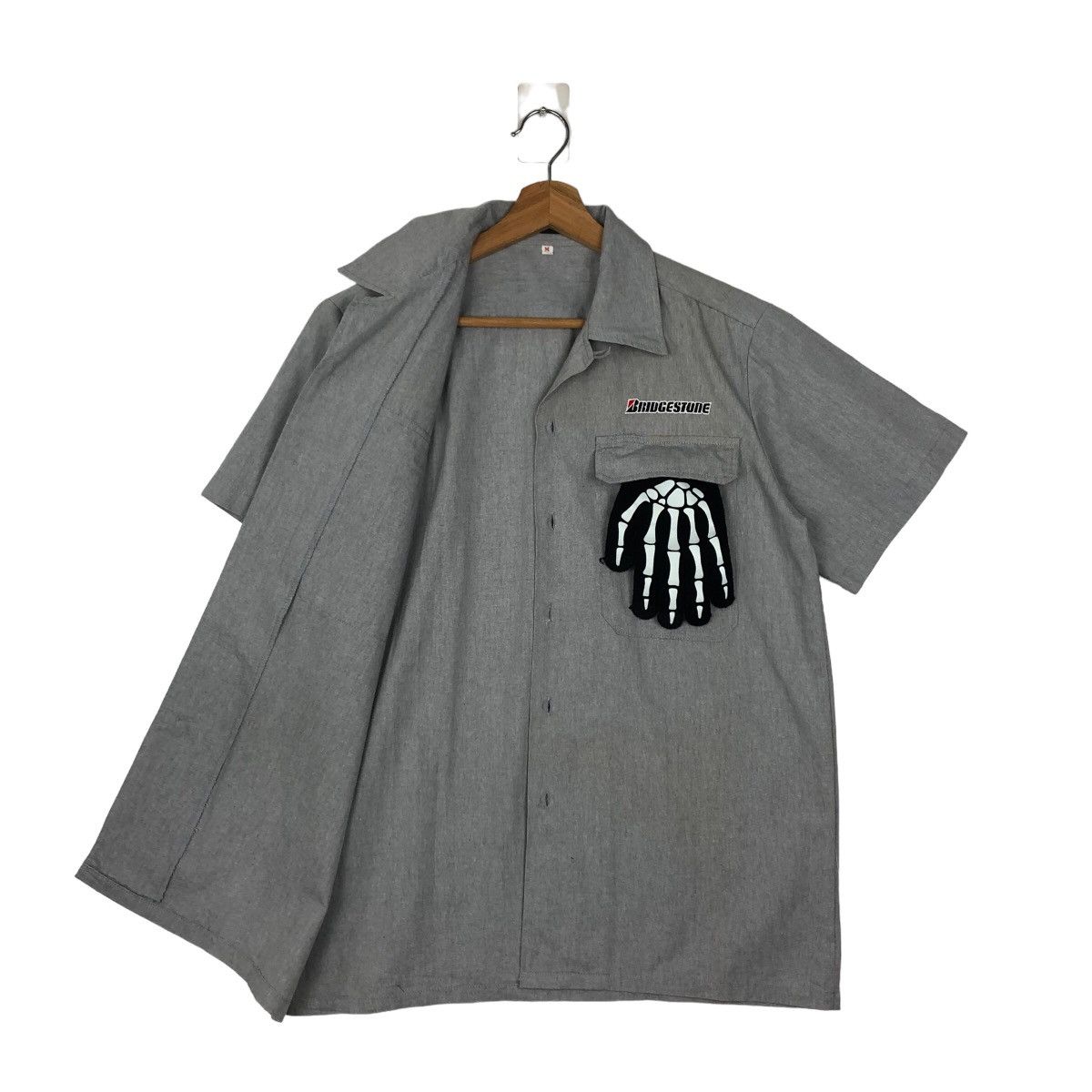 Japanese Brand VINTAGE CHORE WORK SHIRTS JACKET BRIDGESTONE JAPAN Size US M / EU 48-50 / 2 - 8 Thumbnail