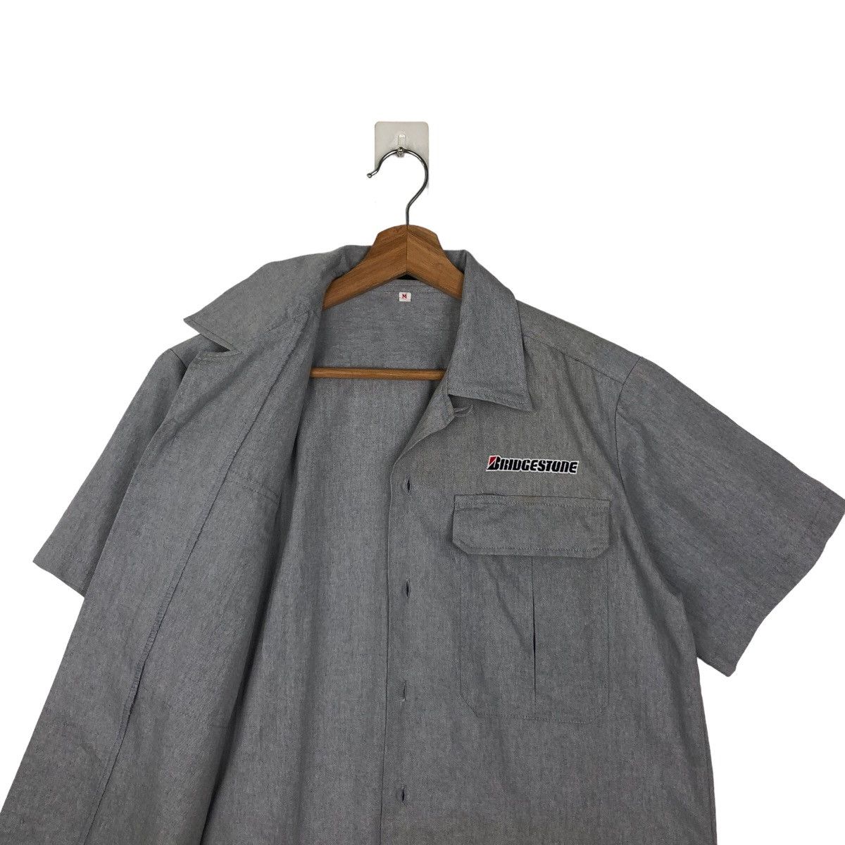 Japanese Brand VINTAGE CHORE WORK SHIRTS JACKET BRIDGESTONE JAPAN Size US M / EU 48-50 / 2 - 9 Thumbnail