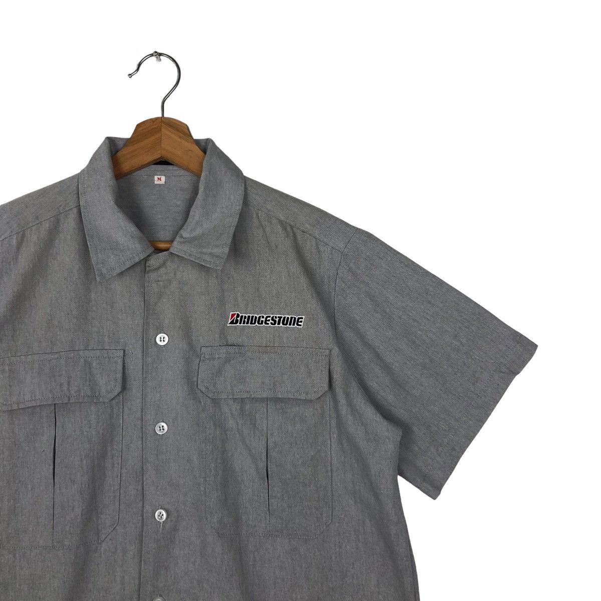 Japanese Brand VINTAGE CHORE WORK SHIRTS JACKET BRIDGESTONE JAPAN Size US M / EU 48-50 / 2 - 6 Thumbnail