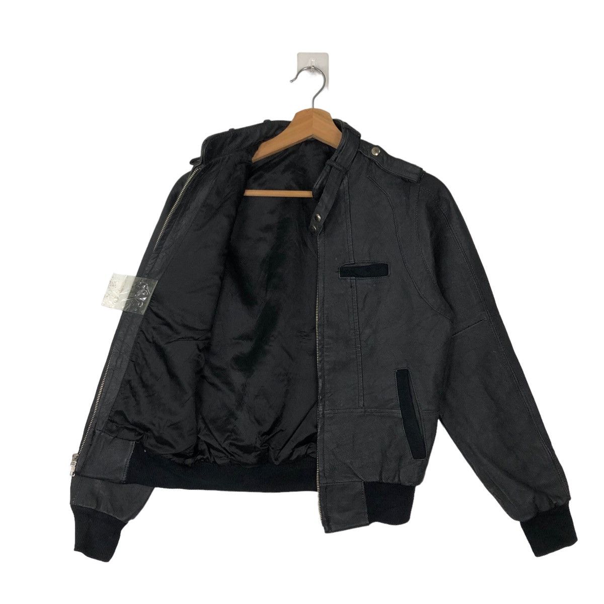 Japanese Brand VINTAGE PARACHUTE BONDAGE RACER LEATHER JACKET ISSEY MIYAKE Size US M / EU 48-50 / 2 - 8 Thumbnail