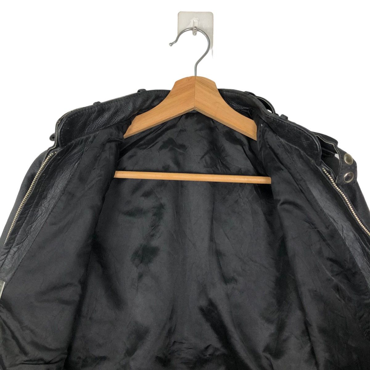 Japanese Brand VINTAGE PARACHUTE BONDAGE RACER LEATHER JACKET ISSEY MIYAKE Size US M / EU 48-50 / 2 - 10 Thumbnail