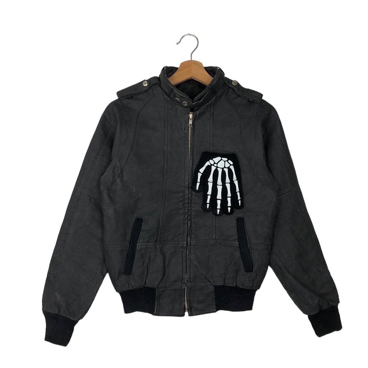 Japanese Brand VINTAGE PARACHUTE BONDAGE RACER LEATHER JACKET ISSEY MIYAKE Size US M / EU 48-50 / 2 - 1 Thumbnail