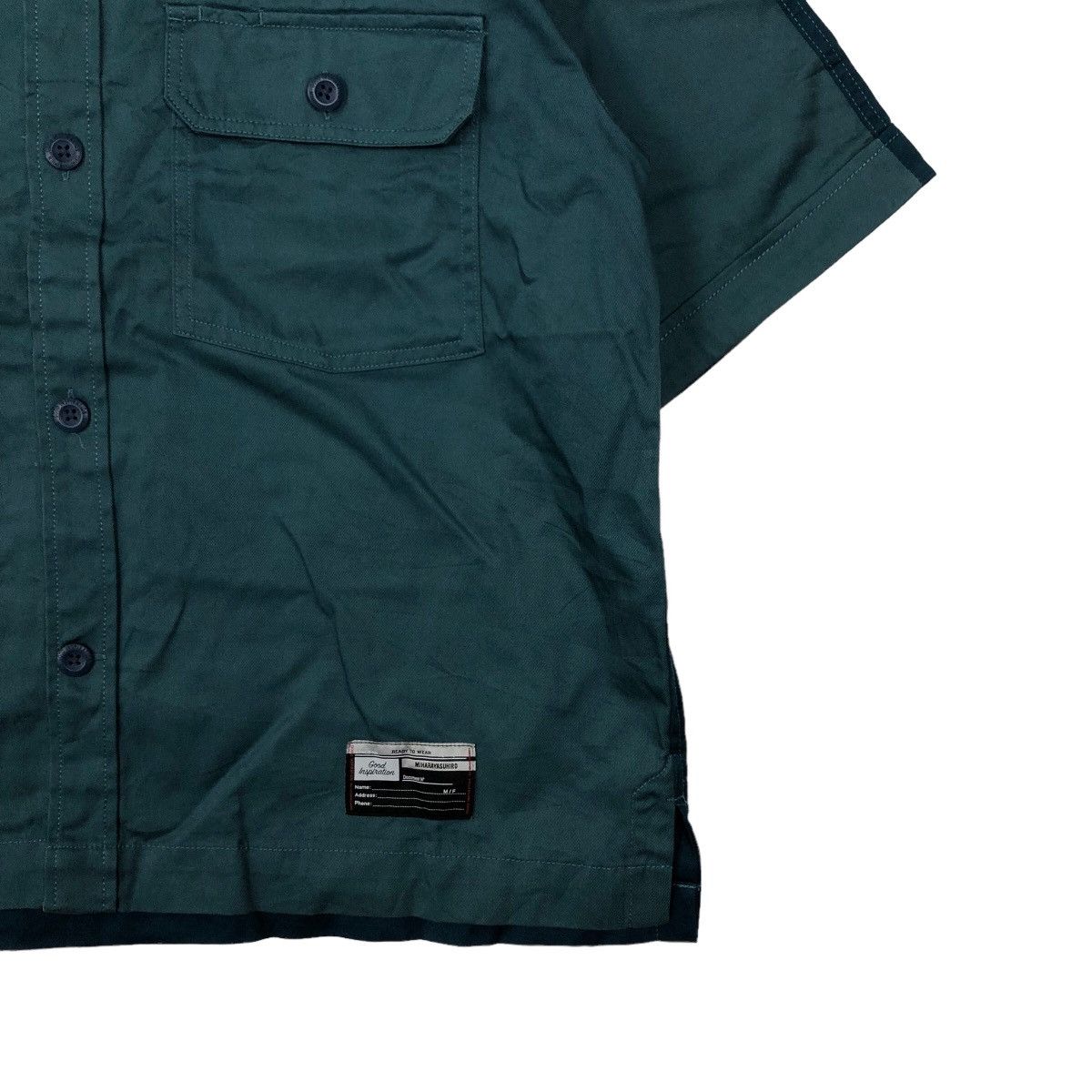 Japanese Brand RARE MIHARAYASUHIRO SHORT SLEEVE JACKET STREETWEAR STYLE Size US M / EU 48-50 / 2 - 4 Thumbnail