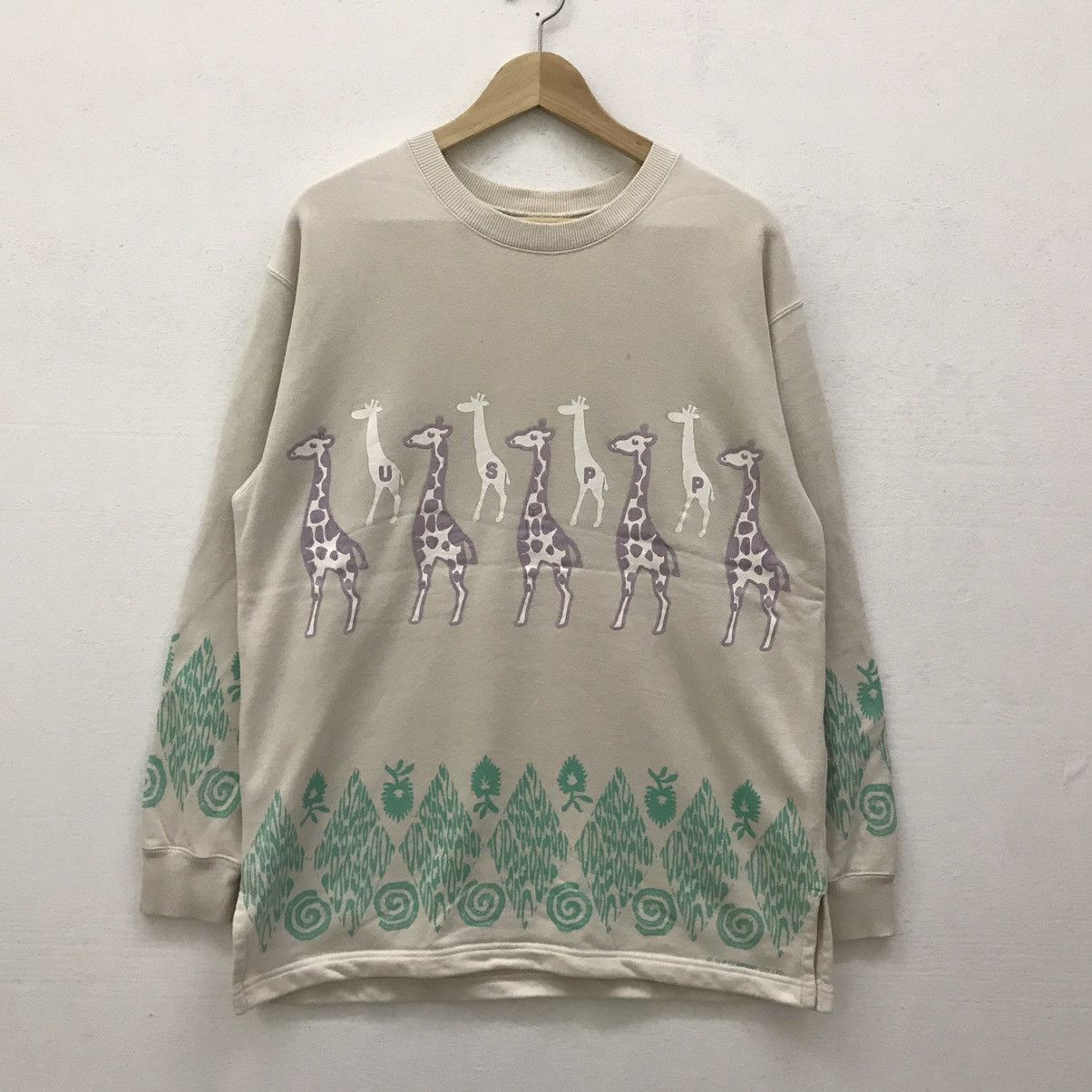 Habitat × Vintage FullPrint Animals Sweatshirt United State Of Paradise Park Size US M / EU 48-50 / 2 - 2 Thumbnail