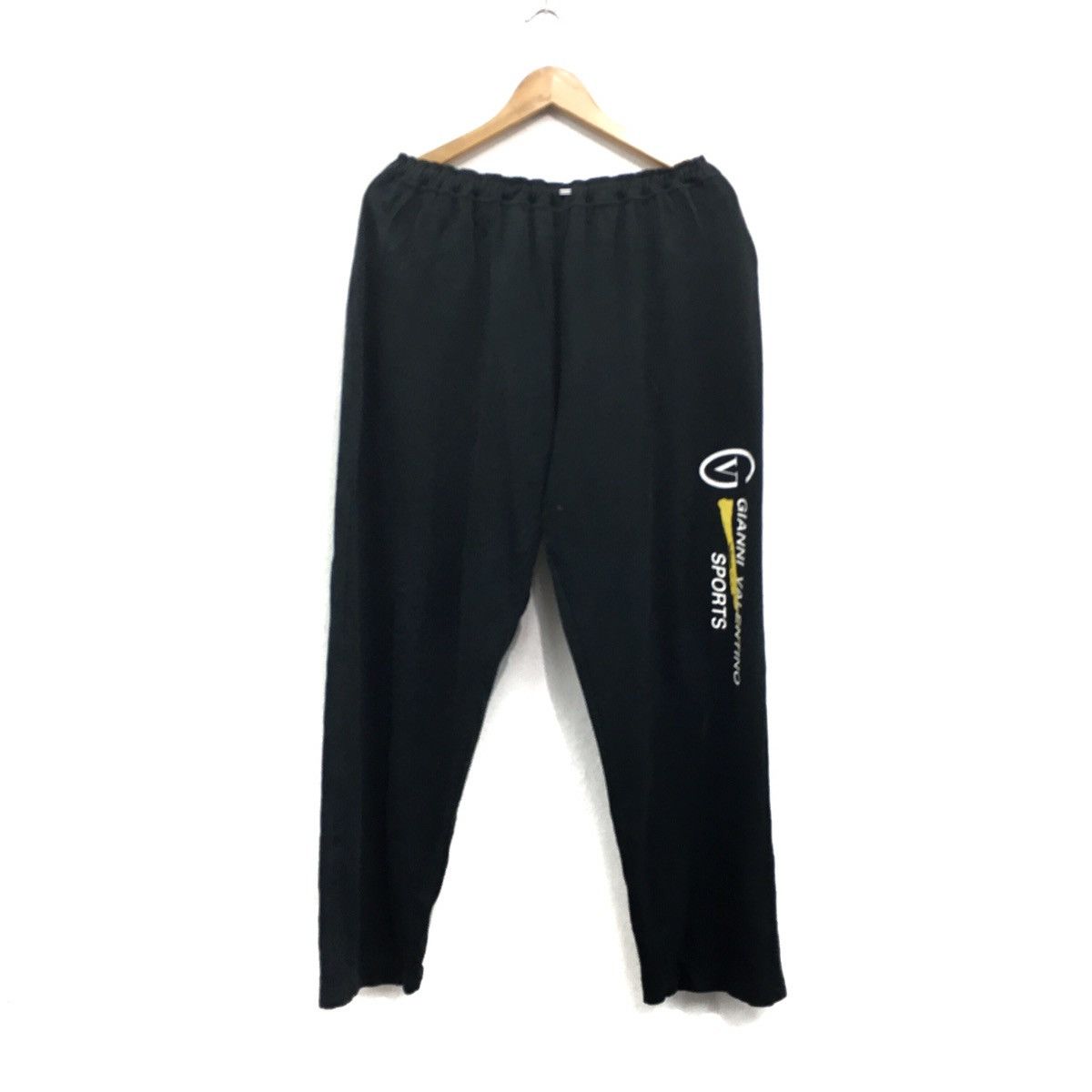 Gianni Valentino × Valentino × Vintage Gianni Valentino Embroidery Sweatspants GV Italy Design Size US 32 / EU 48 - 2 Thumbnail