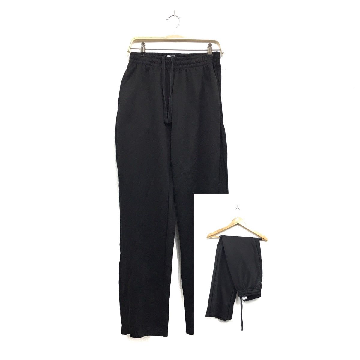 HOOPS SweatPants Joggers Plain Black Colour Double Pocket