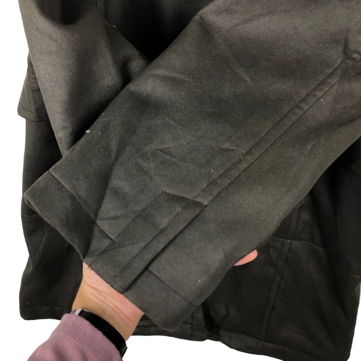 Japanese Brand VINTAGE PPFM LONG JACKET MINK FUR HOODIE BONDAGE ISSEYMIYAKE Size US M / EU 48-50 / 2 - 11 Thumbnail