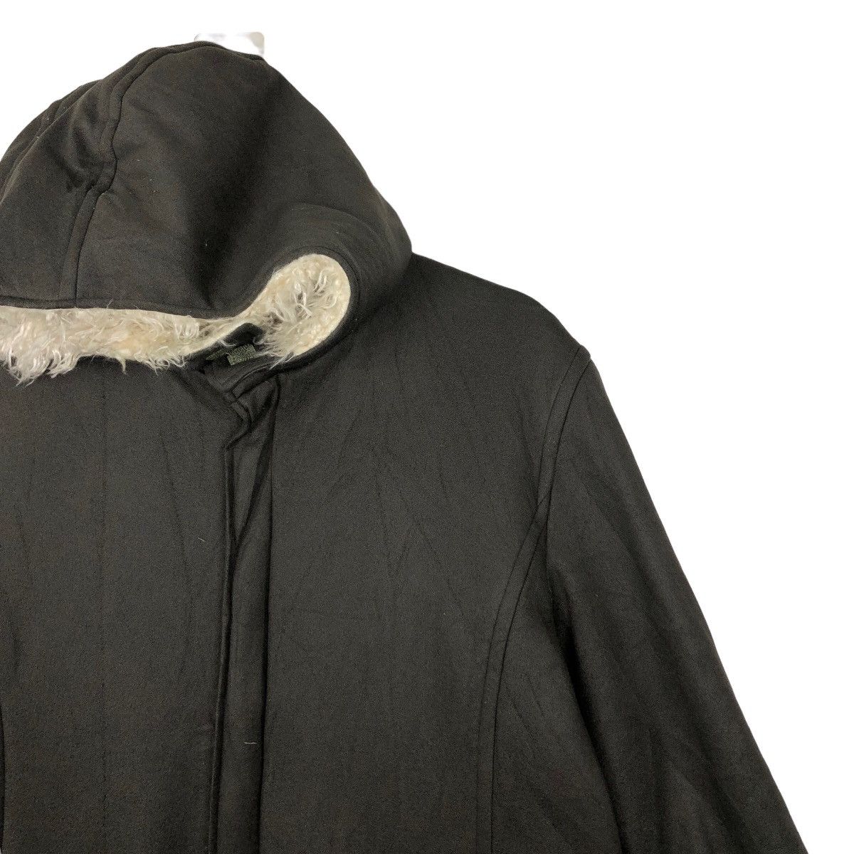 Japanese Brand VINTAGE PPFM LONG JACKET MINK FUR HOODIE BONDAGE ISSEYMIYAKE Size US M / EU 48-50 / 2 - 4 Thumbnail