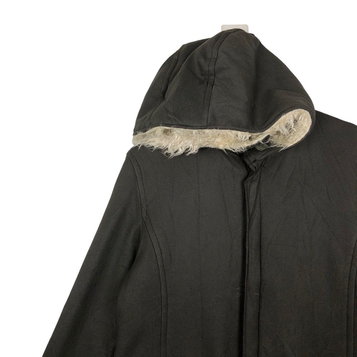 Japanese Brand VINTAGE PPFM LONG JACKET MINK FUR HOODIE BONDAGE ISSEYMIYAKE Size US M / EU 48-50 / 2 - 5 Thumbnail