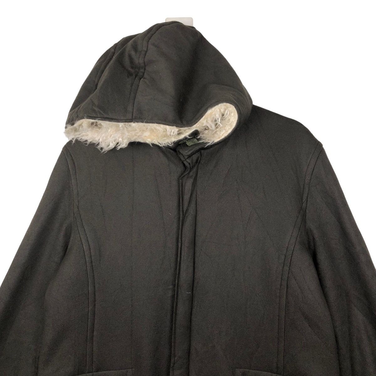 Japanese Brand VINTAGE PPFM LONG JACKET MINK FUR HOODIE BONDAGE ISSEYMIYAKE Size US M / EU 48-50 / 2 - 2 Thumbnail