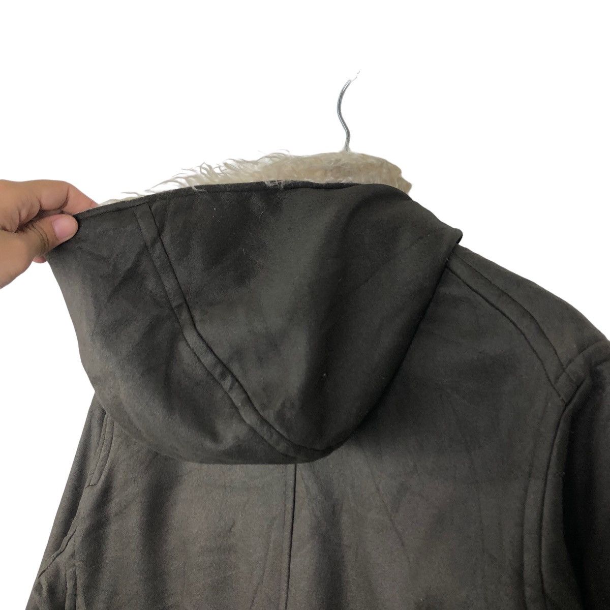 Japanese Brand VINTAGE PPFM LONG JACKET MINK FUR HOODIE BONDAGE ISSEYMIYAKE Size US M / EU 48-50 / 2 - 7 Thumbnail