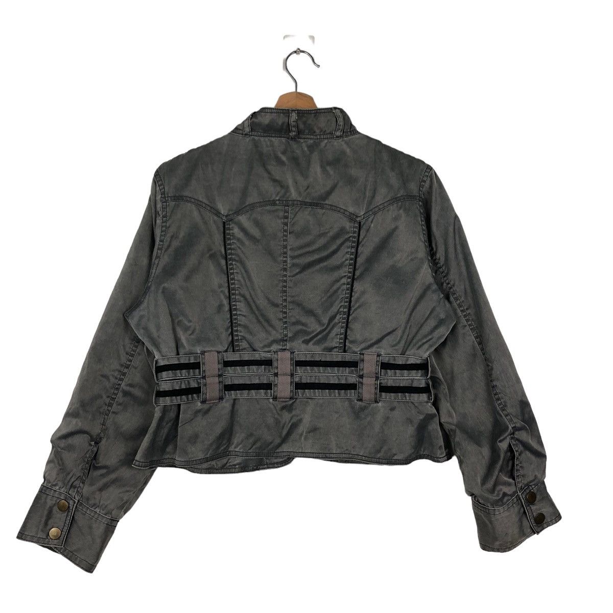 Japanese Brand VINTAGE PARACHUTE BIKER BONDAGE BLUE JAM JAPAN ISSEY MIYAKE Size US M / EU 48-50 / 2 - 7 Thumbnail