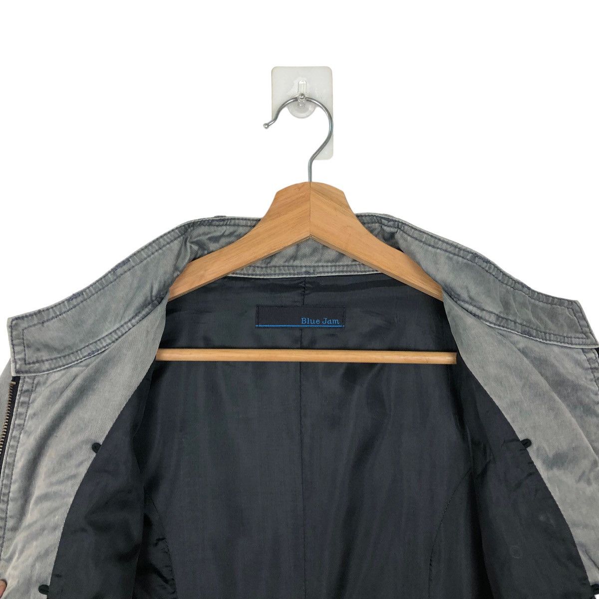 Japanese Brand VINTAGE PARACHUTE BIKER BONDAGE BLUE JAM JAPAN ISSEY MIYAKE Size US M / EU 48-50 / 2 - 10 Thumbnail