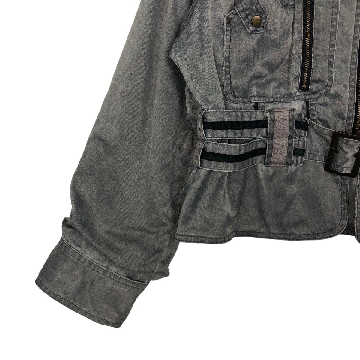Japanese Brand VINTAGE PARACHUTE BIKER BONDAGE BLUE JAM JAPAN ISSEY MIYAKE Size US M / EU 48-50 / 2 - 3 Thumbnail