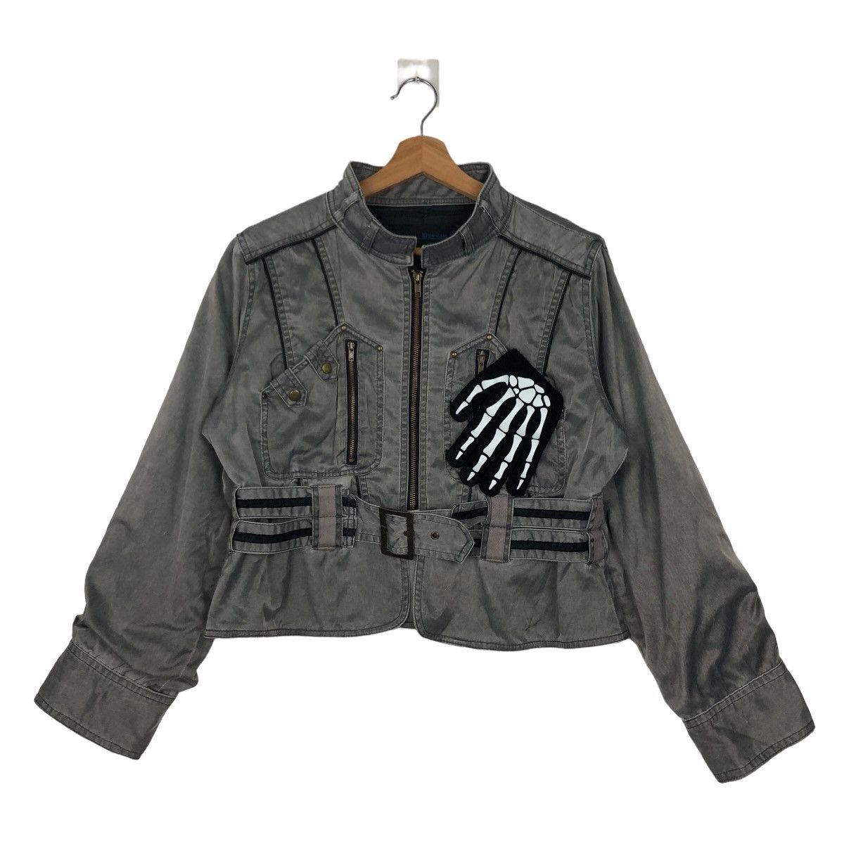 Japanese Brand VINTAGE PARACHUTE BIKER BONDAGE BLUE JAM JAPAN ISSEY MIYAKE Size US M / EU 48-50 / 2 - 1 Thumbnail