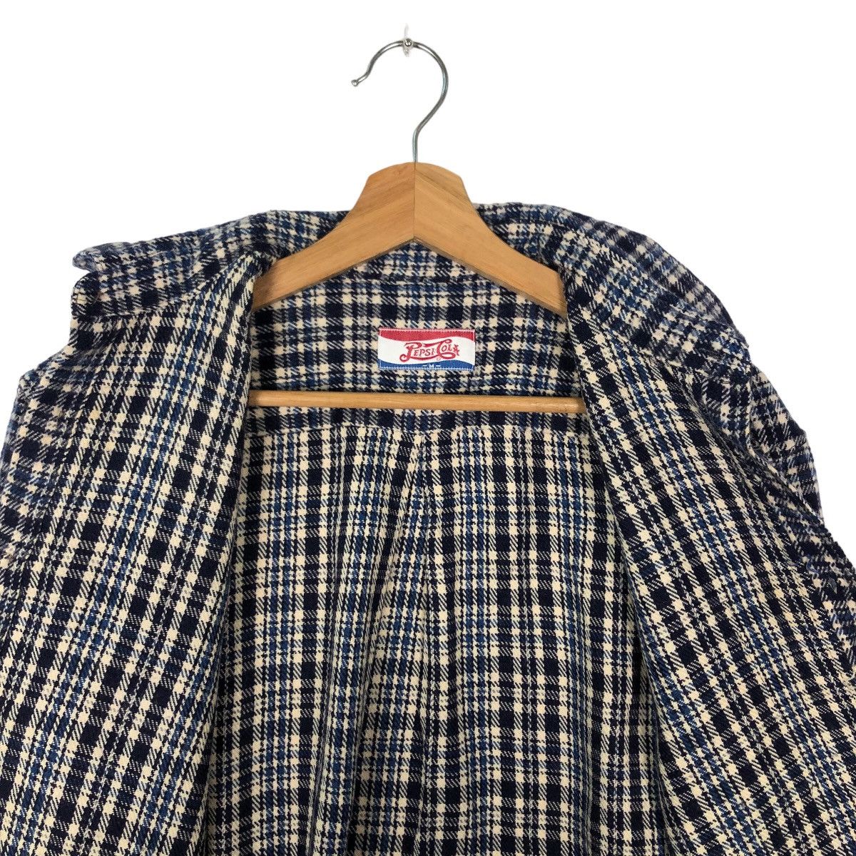 Japanese Brand VINTAGE PEPSICOLA FLANNEL JACKET TARTAN DESIGN Size US M / EU 48-50 / 2 - 10 Thumbnail