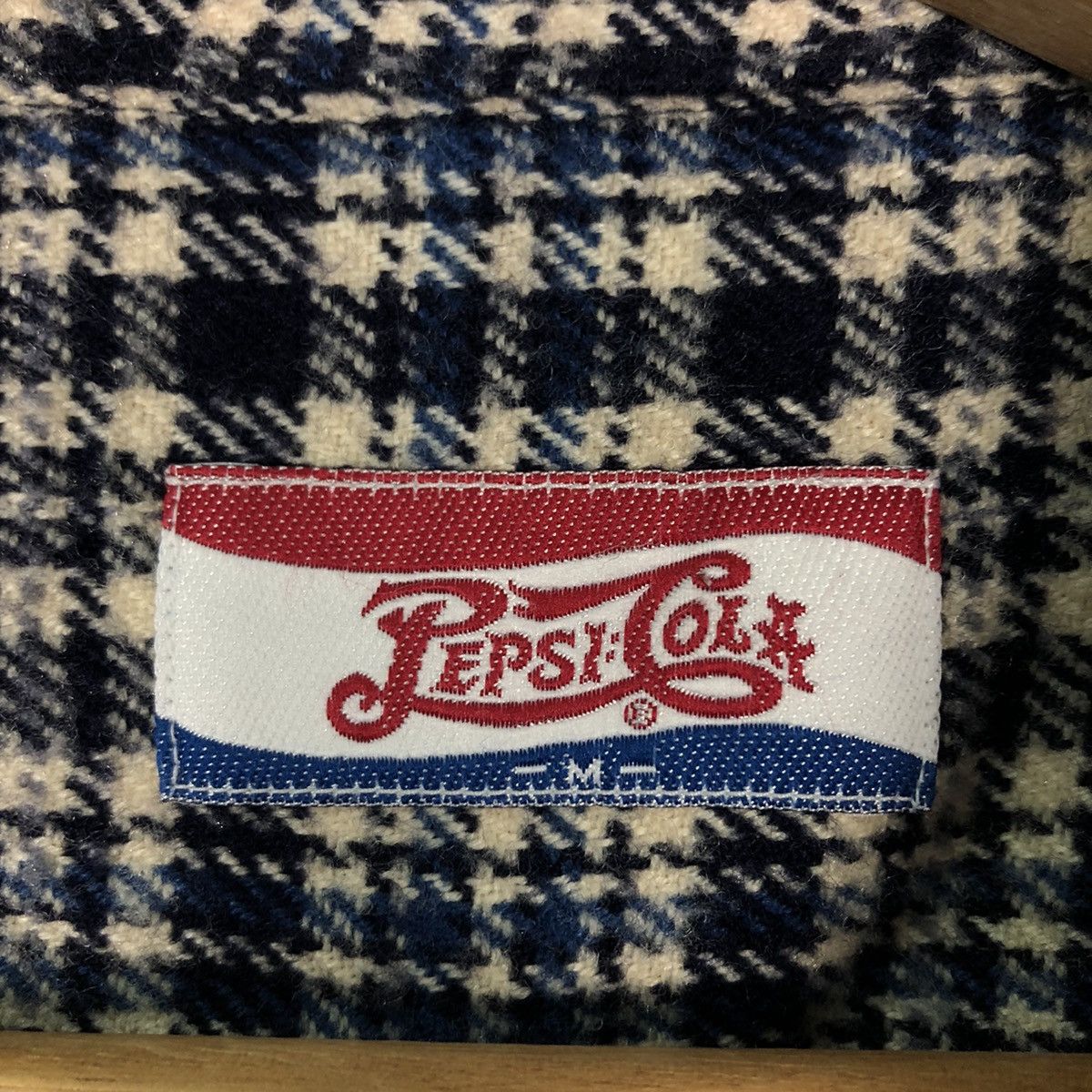 Japanese Brand VINTAGE PEPSICOLA FLANNEL JACKET TARTAN DESIGN Size US M / EU 48-50 / 2 - 12 Thumbnail