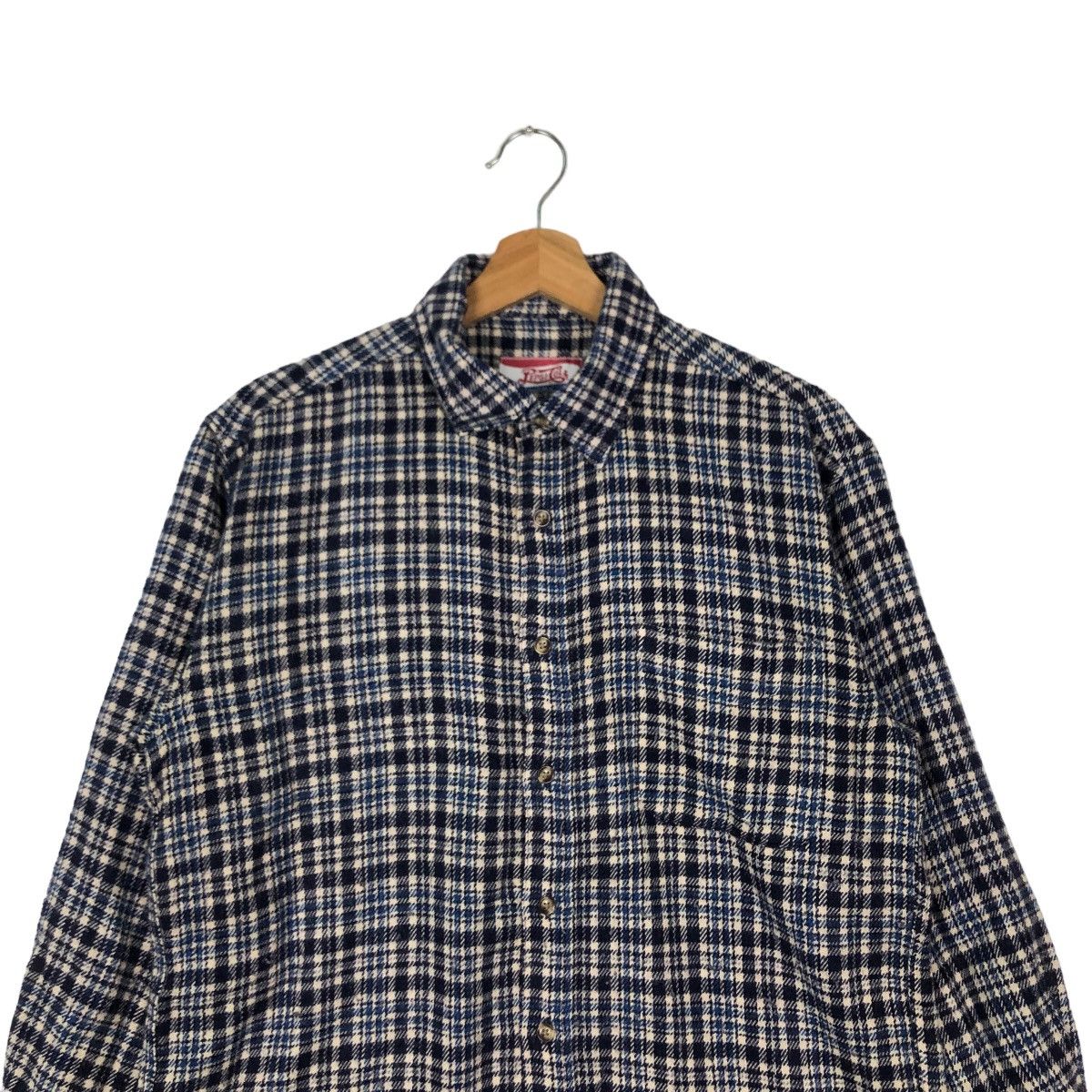 Japanese Brand VINTAGE PEPSICOLA FLANNEL JACKET TARTAN DESIGN Size US M / EU 48-50 / 2 - 2 Thumbnail