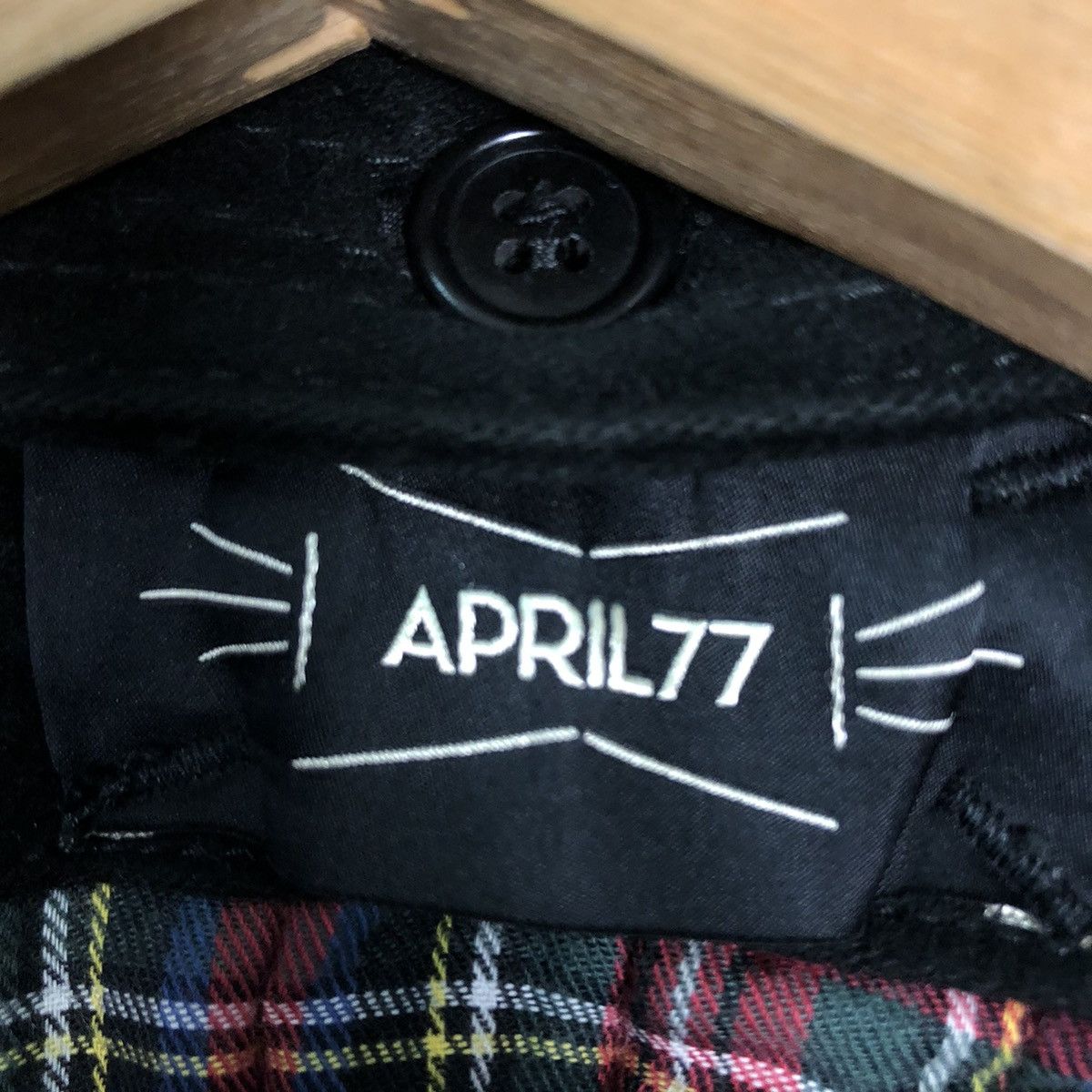 Japanese Brand RARE BOMBER JACKET APRIL 77 HYSTERIC GLAMOUR TARTAN LINING Size US S / EU 44-46 / 1 - 16 Thumbnail