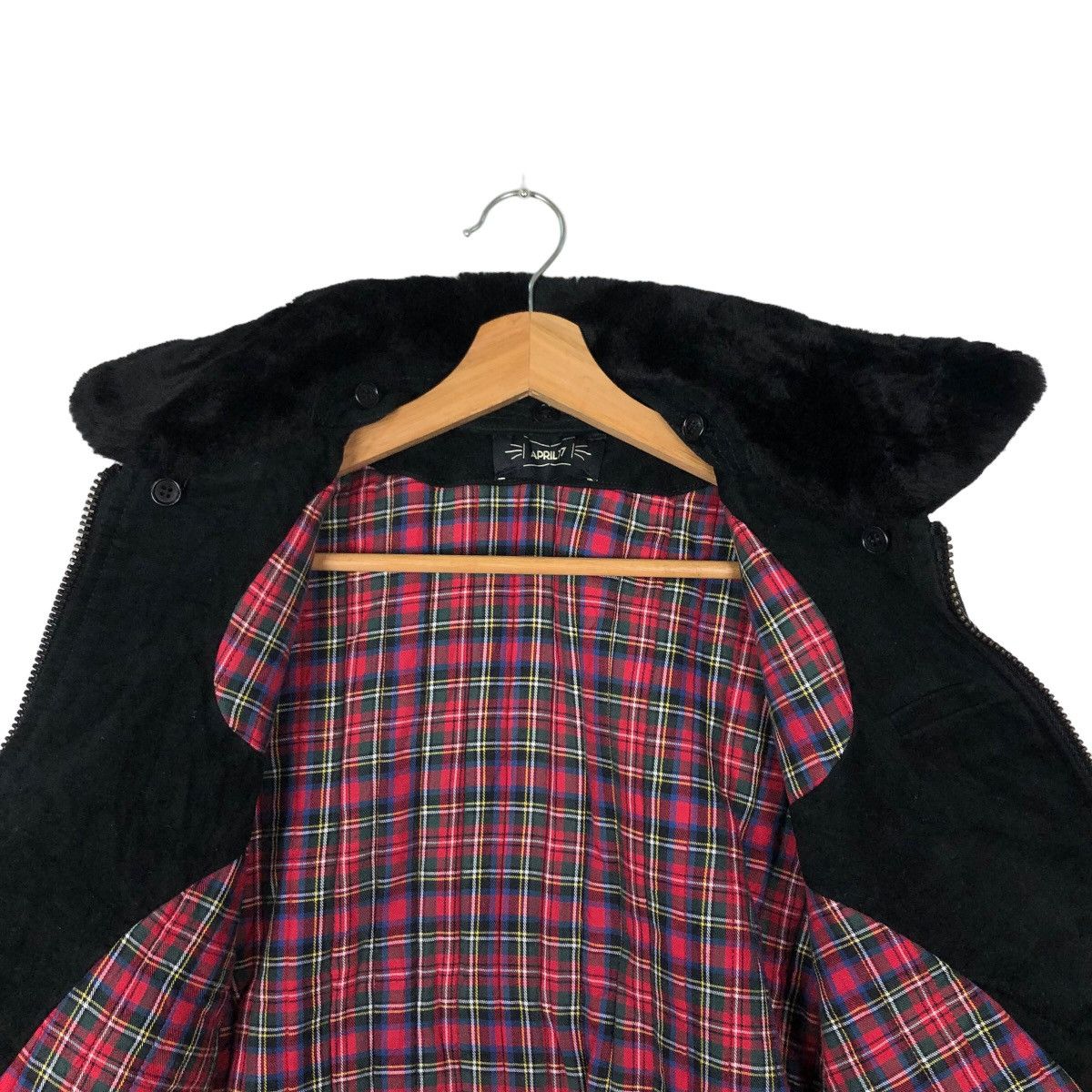 Japanese Brand RARE BOMBER JACKET APRIL 77 HYSTERIC GLAMOUR TARTAN LINING Size US S / EU 44-46 / 1 - 10 Thumbnail