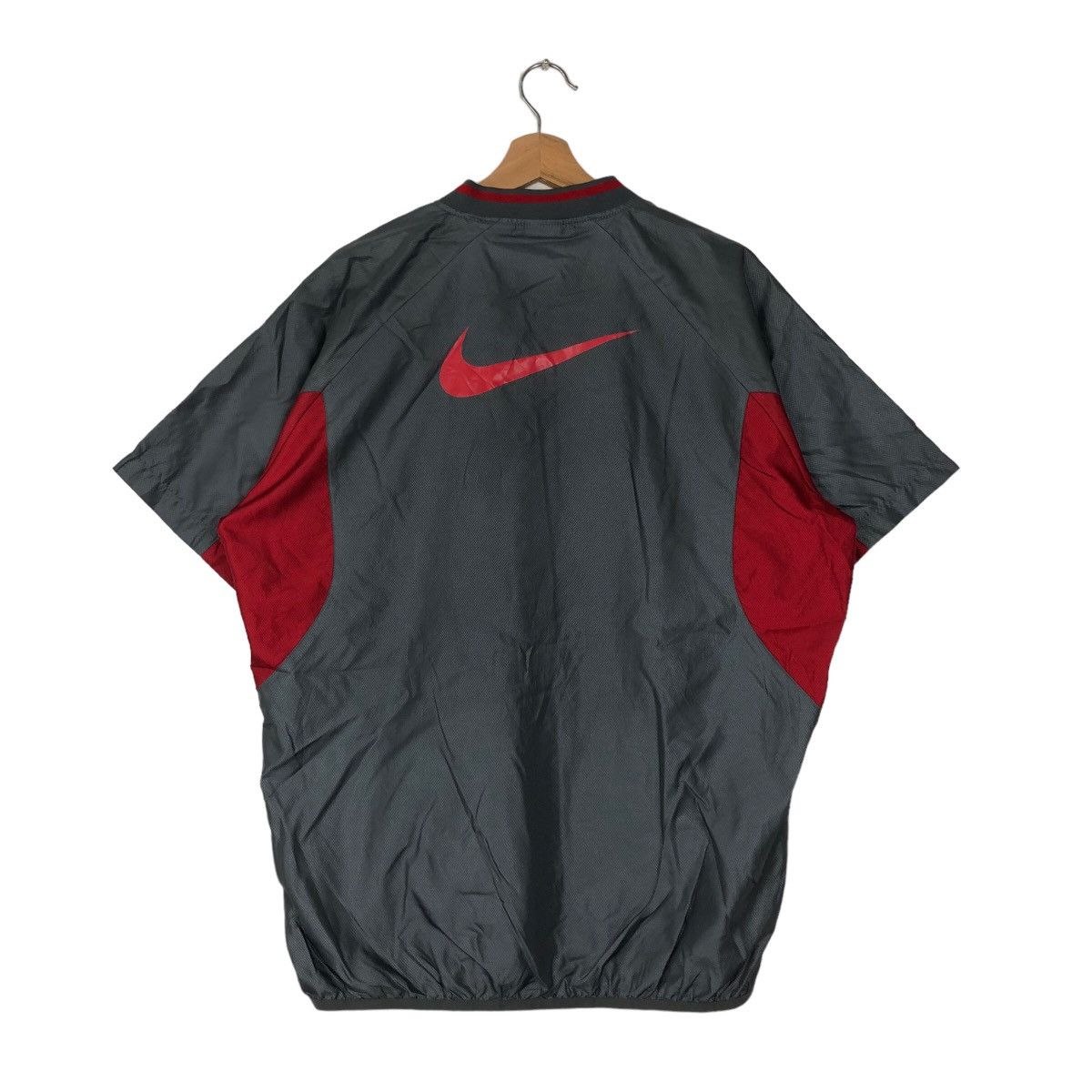 Nike × Vintage VINTAGE NIKE SHORT SLEEVE COACH JACKET Size US L / EU 52-54 / 3 - 7 Thumbnail