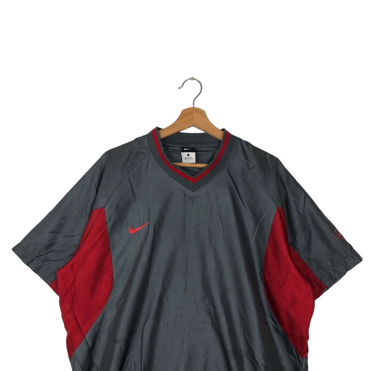Nike × Vintage VINTAGE NIKE SHORT SLEEVE COACH JACKET Size US L / EU 52-54 / 3 - 2 Thumbnail