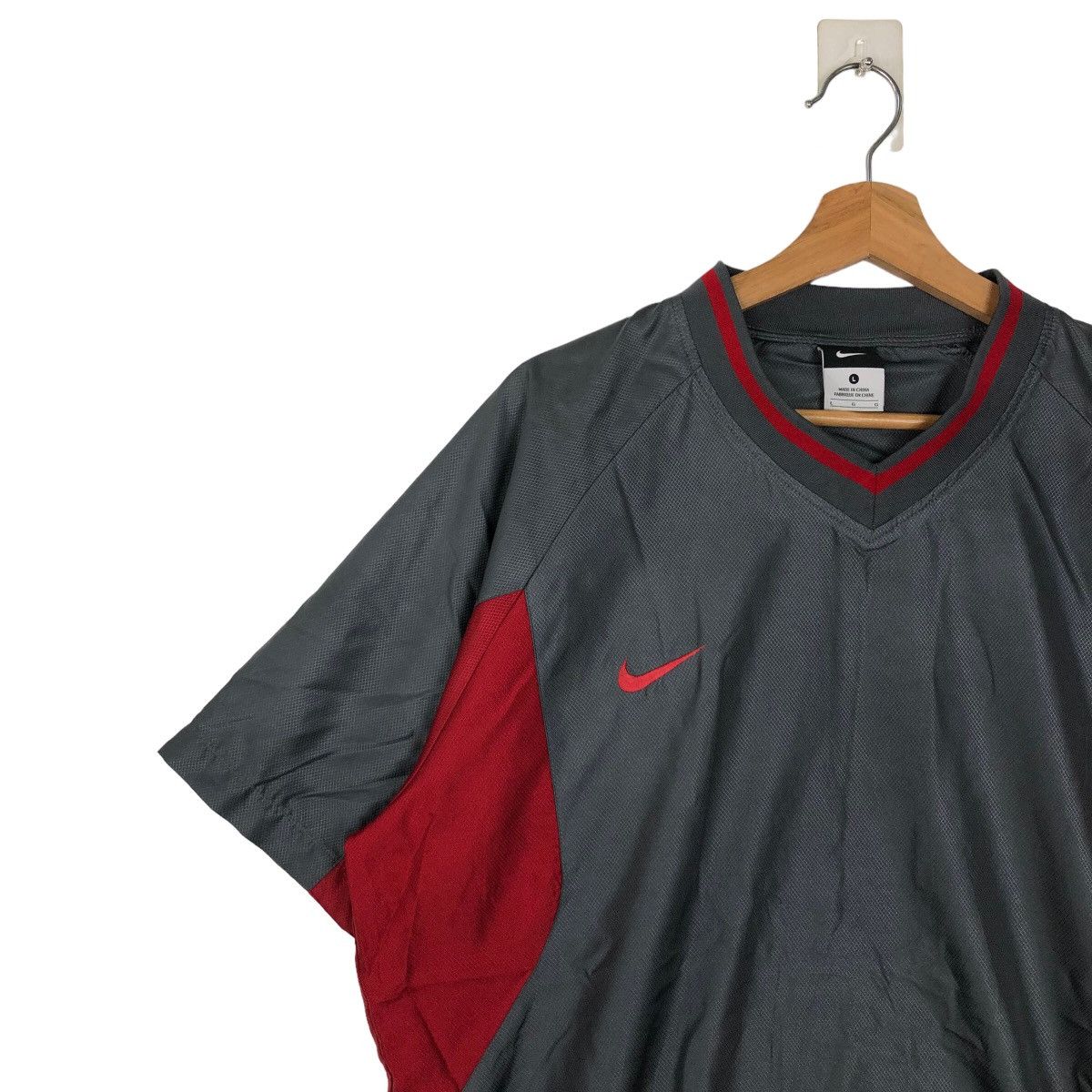 Nike × Vintage VINTAGE NIKE SHORT SLEEVE COACH JACKET Size US L / EU 52-54 / 3 - 6 Thumbnail