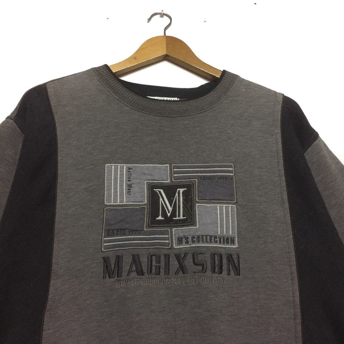 Japanese Brand × Vintage Vintage Magixson Sweatshirt Crewneck Big Logo Embroidery Size US M / EU 48-50 / 2 - 2 Thumbnail