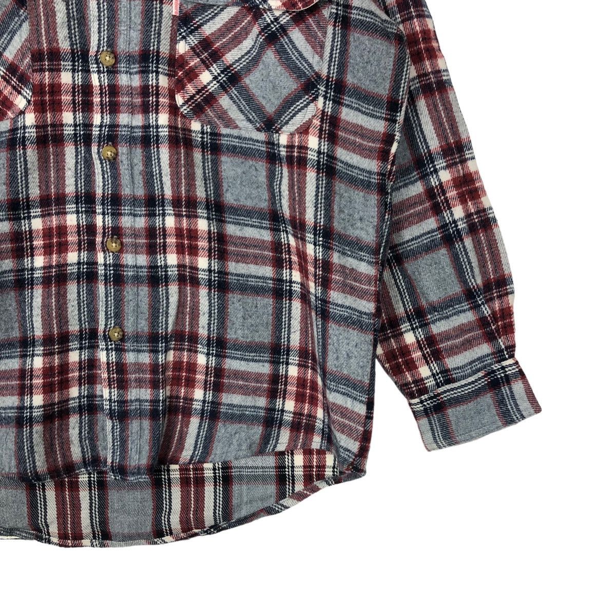 Japanese Brand VINTAGE FLANNEL JACKET BUDWEISER TARTAN DESIGN JAPAN MADE Size US M / EU 48-50 / 2 - 4 Thumbnail