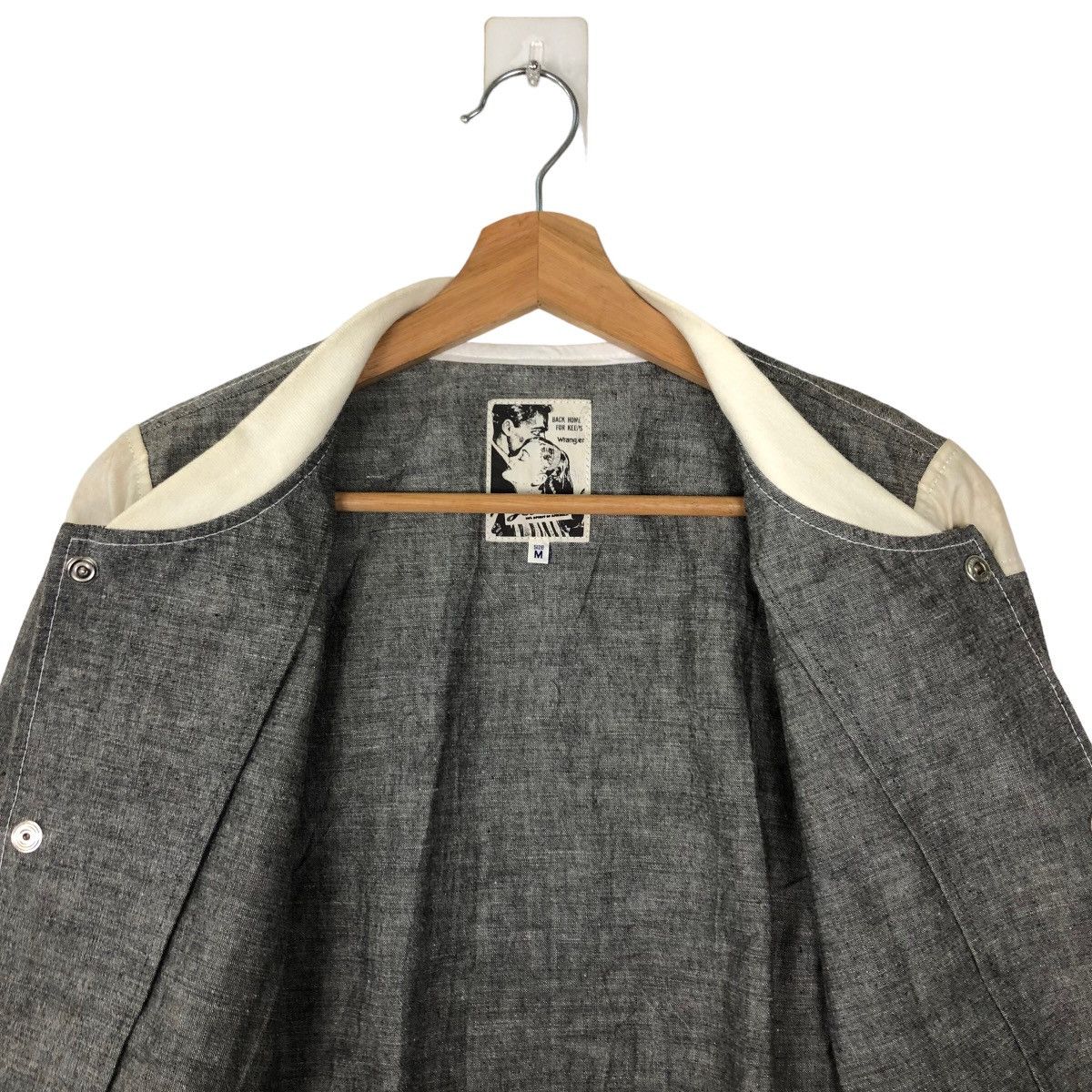 Japanese Brand VINTAGE BOMBER JACKET WRANGLER JEANIES BIG LOGO Size US M / EU 48-50 / 2 - 10 Thumbnail