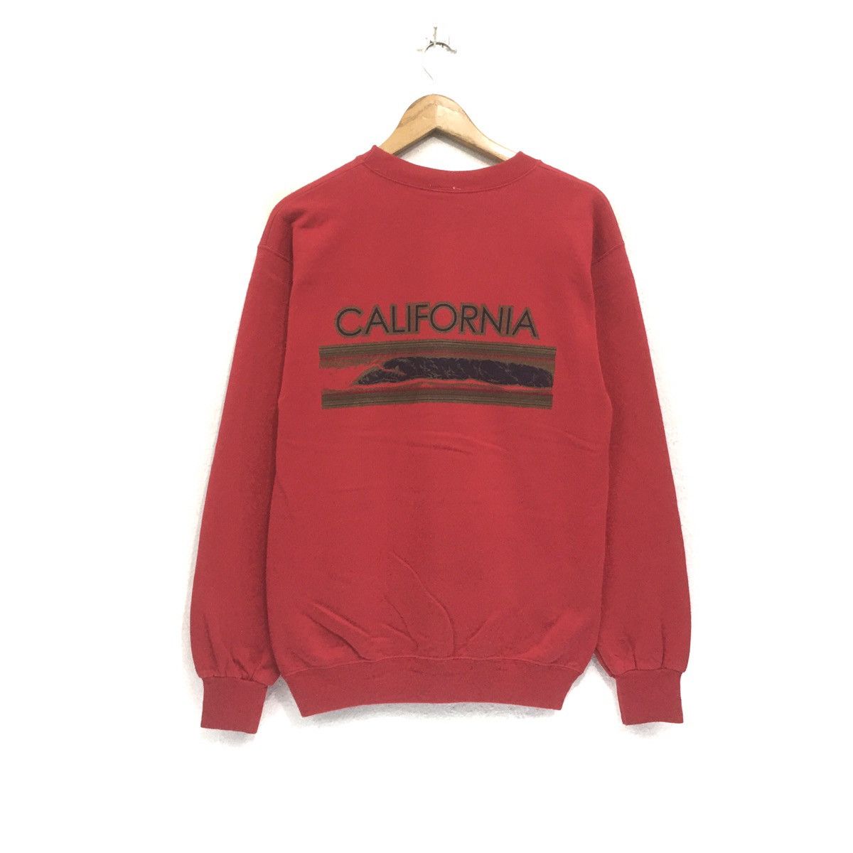 Vintage Vintage California Sweatshirt Crewneck Biglogo Sun Surf Size US M / EU 48-50 / 2 - 3 Thumbnail