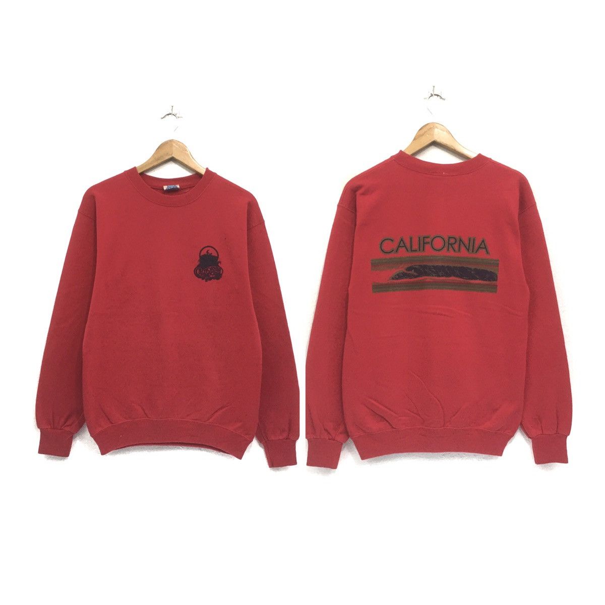 Vintage Vintage California Sweatshirt Crewneck Biglogo Sun Surf Size US M / EU 48-50 / 2 - 1 Thumbnail