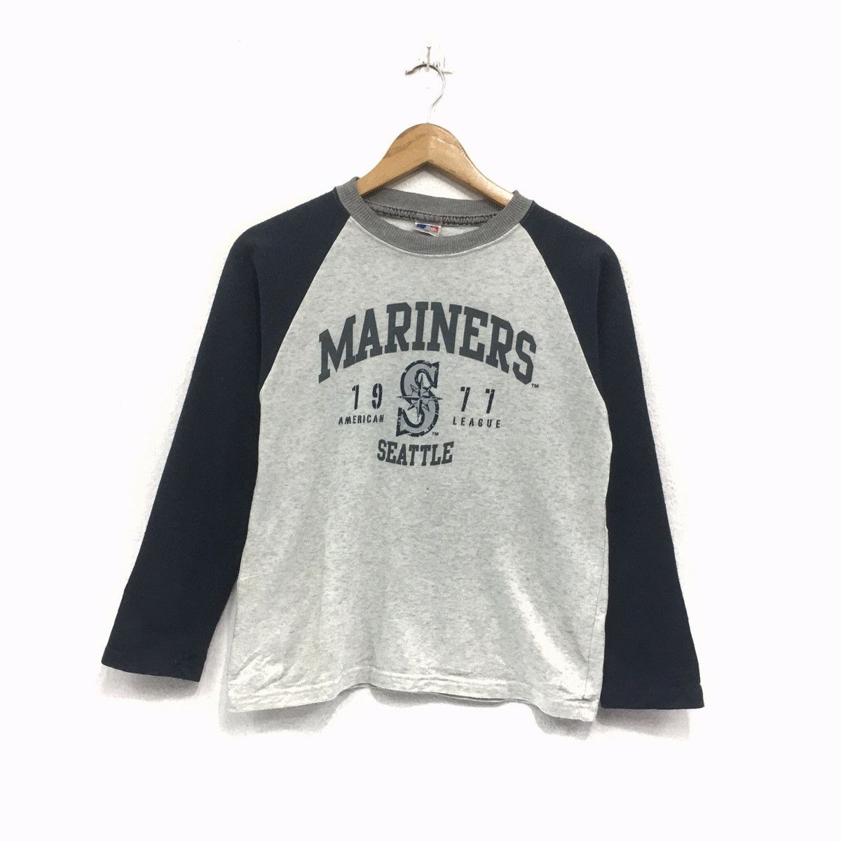 MLB × New York Yankees × Vintage Mariners Sweatshirt Crewneck Spellout Mariners Seattle MLB Size US S / EU 44-46 / 1 - 1 Thumbnail