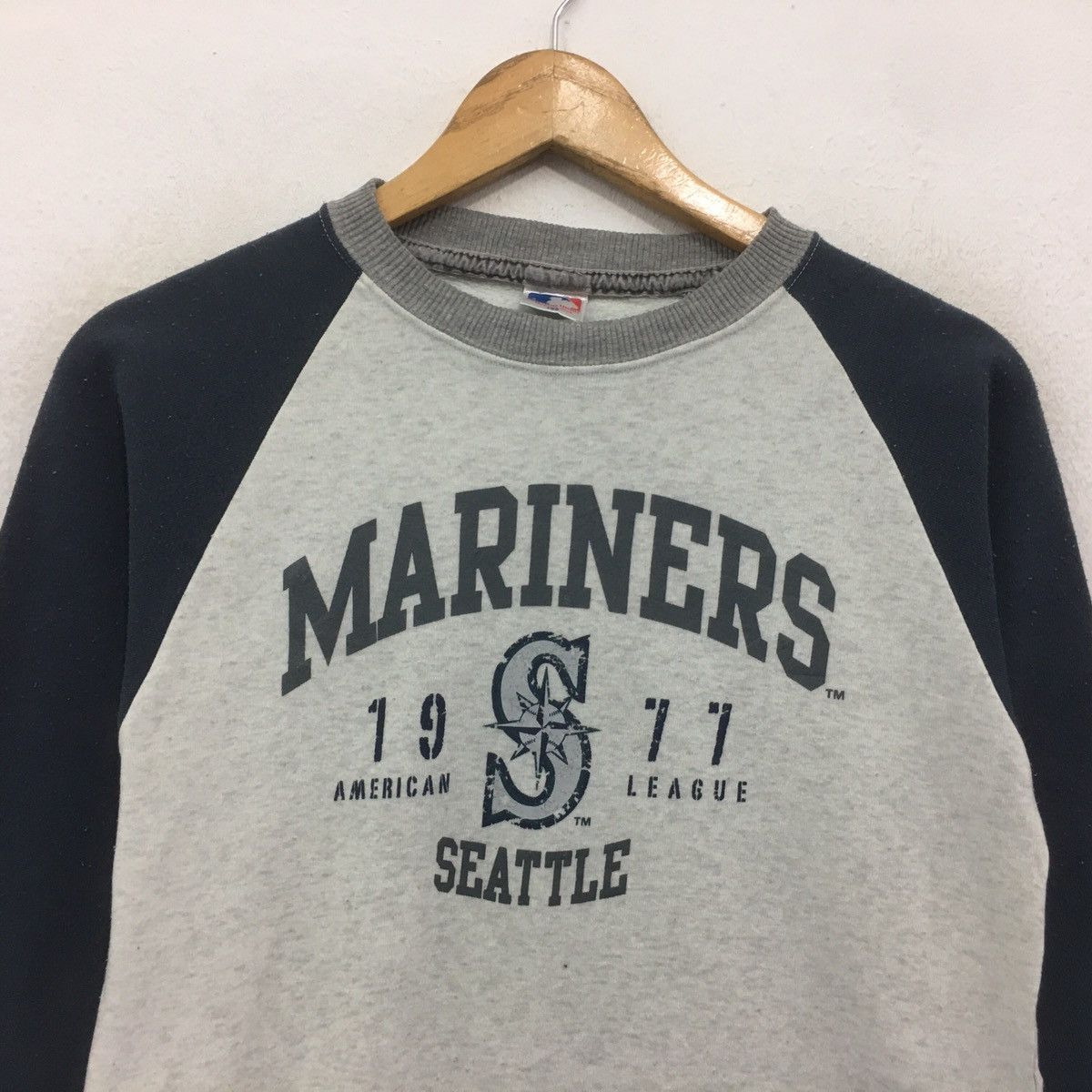 MLB × New York Yankees × Vintage Mariners Sweatshirt Crewneck Spellout Mariners Seattle MLB Size US S / EU 44-46 / 1 - 3 Thumbnail