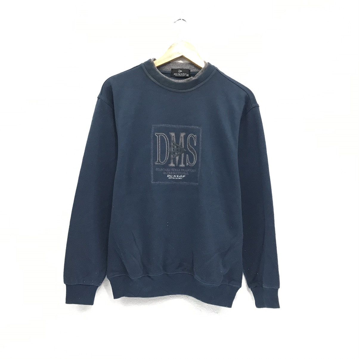 Dunlop × Japanese Brand × Sports Specialties DUNLOP Sweatshirt Crewneck BigLogo Spellout DMS Motorsport Size US M / EU 48-50 / 2 - 2 Thumbnail