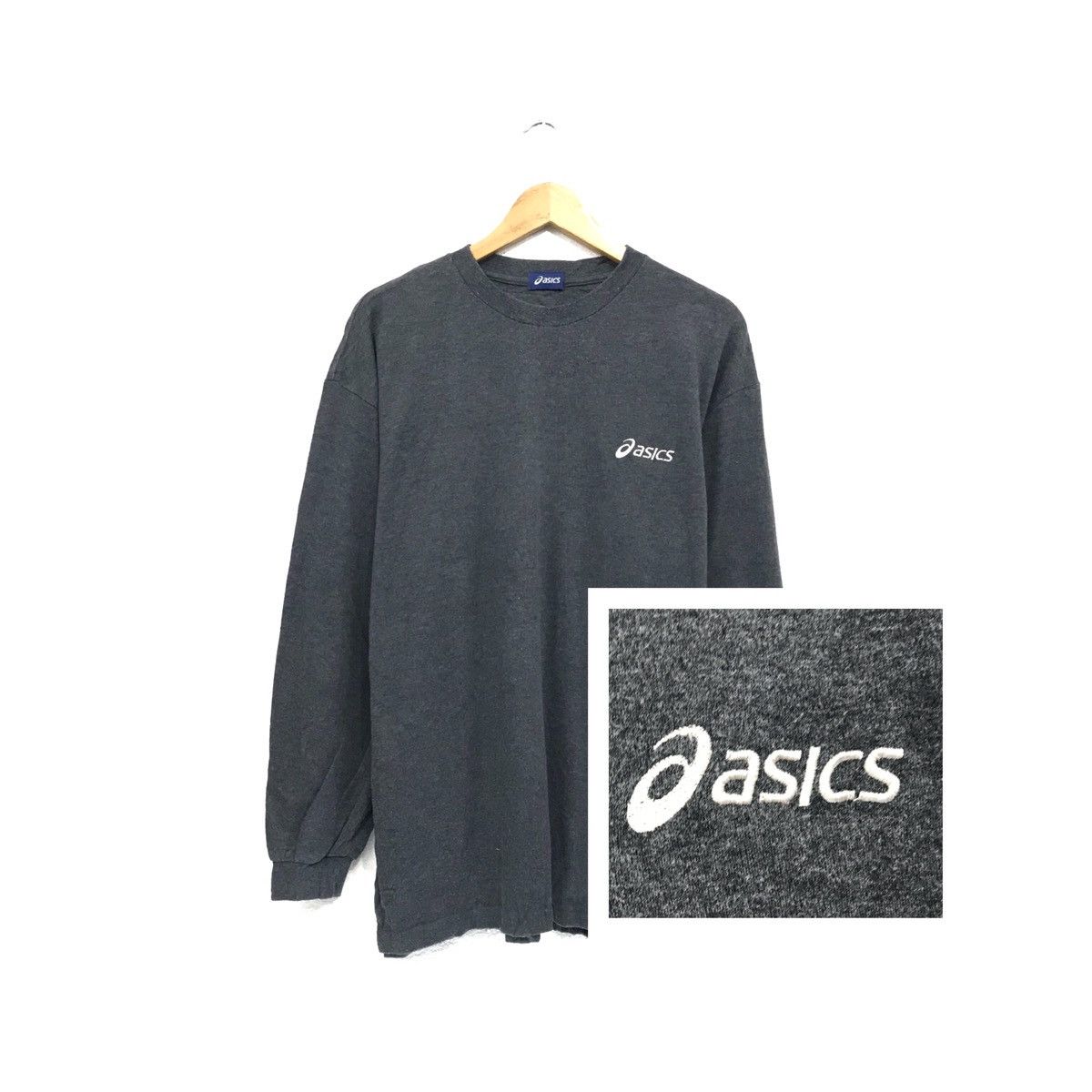 Asics Vintage Asics Sweatshirt Crewneck Size US L / EU 52-54 / 3 - 1 Thumbnail
