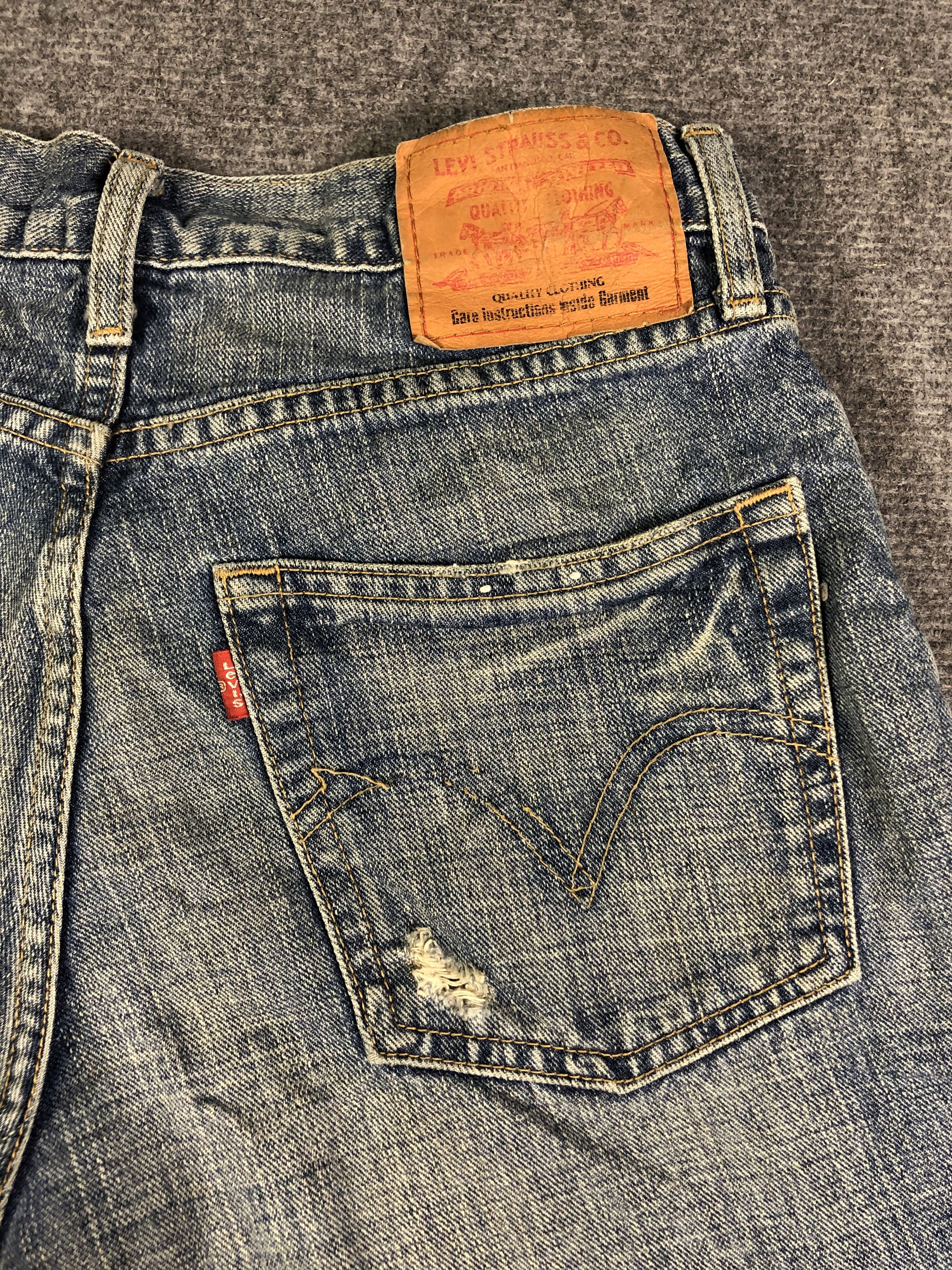 Levi's Levis Denim Jeans 33x28.5 Size US 33 - 9 Thumbnail