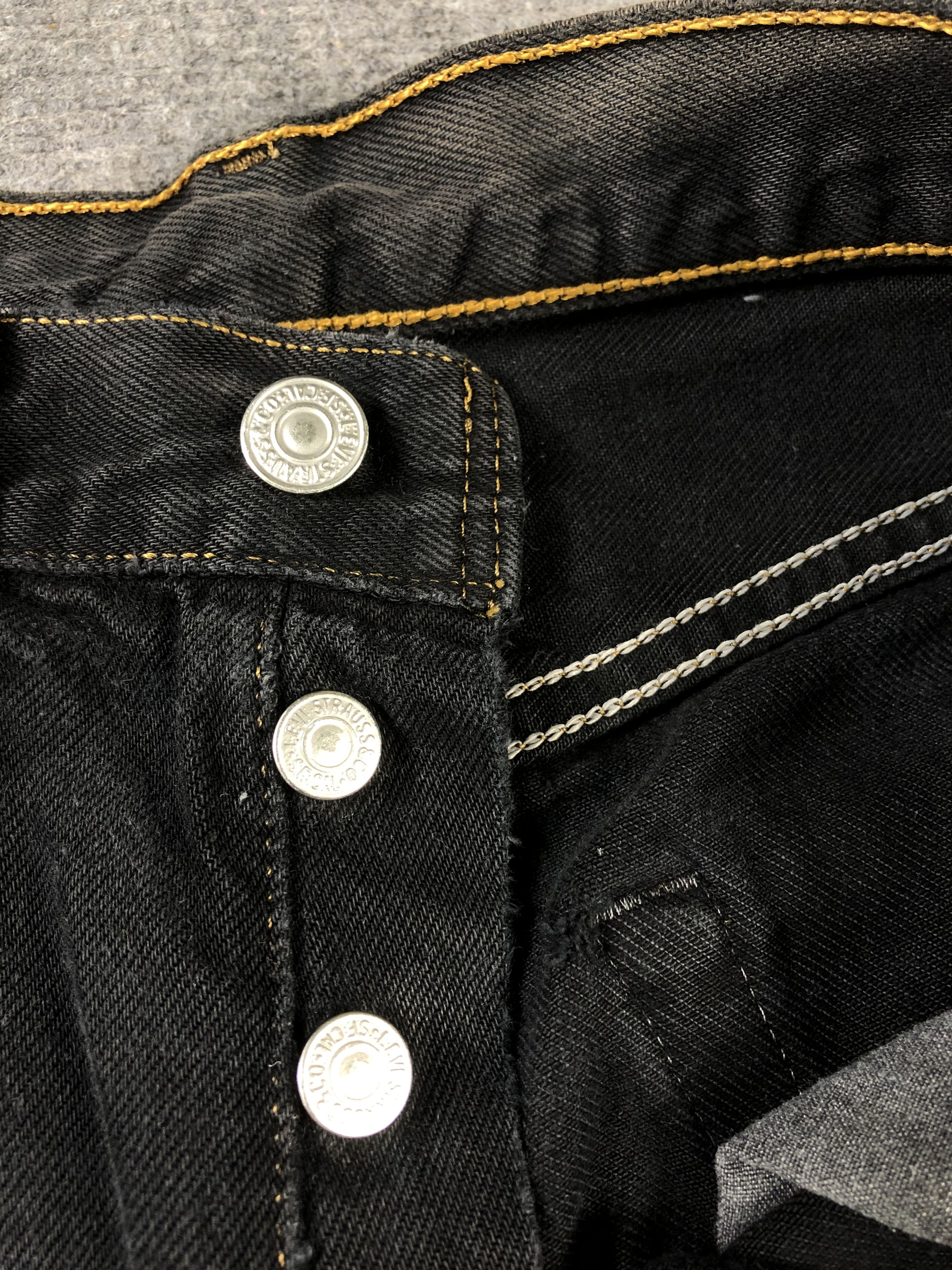 Levi's Wash Black Levis 501 30x30 Size 30" / US 8 / IT 44 - 3 Thumbnail