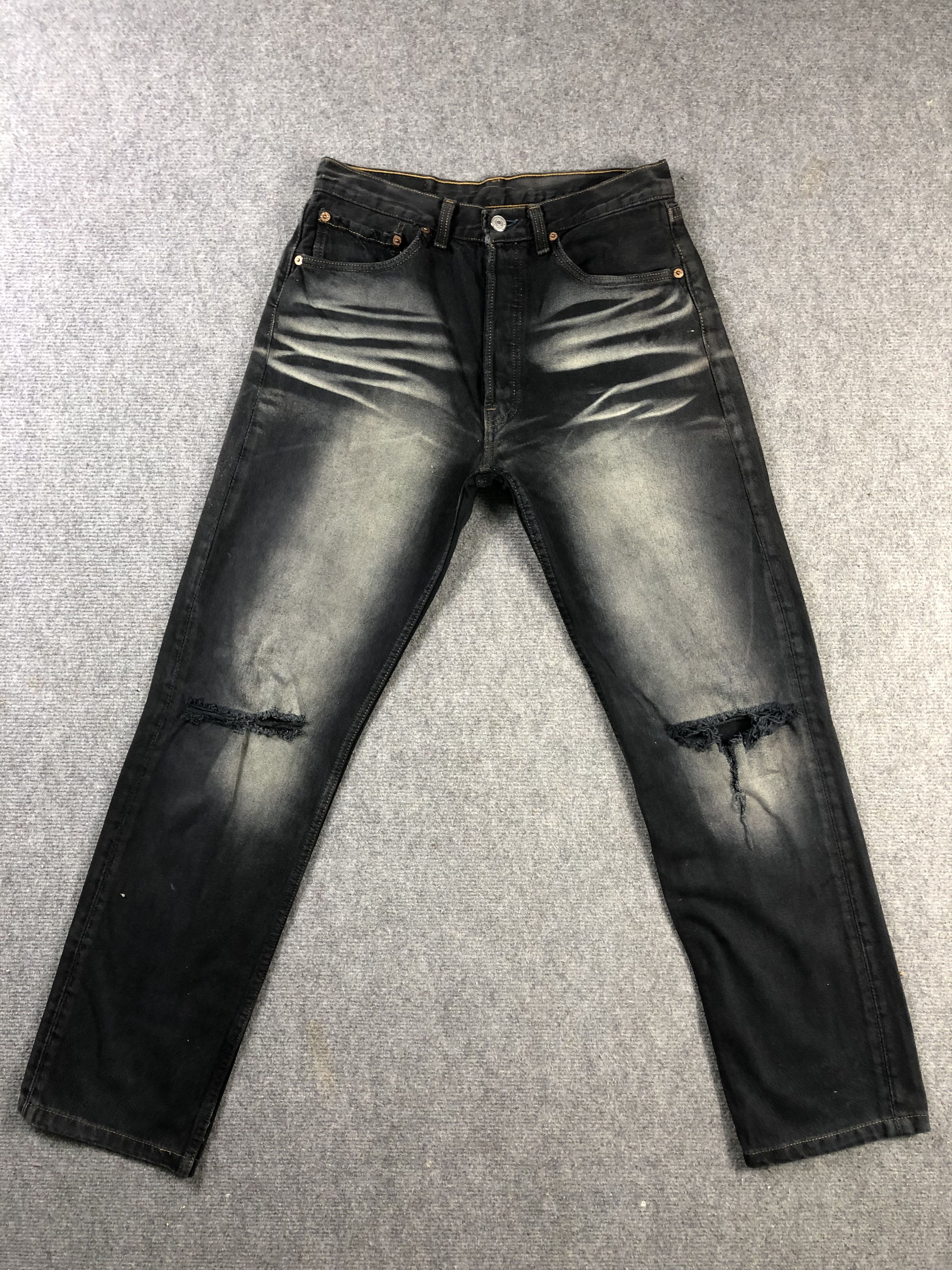Levi's Wash Black Levis 501 30x30 Size 30" / US 8 / IT 44 - 1 Thumbnail