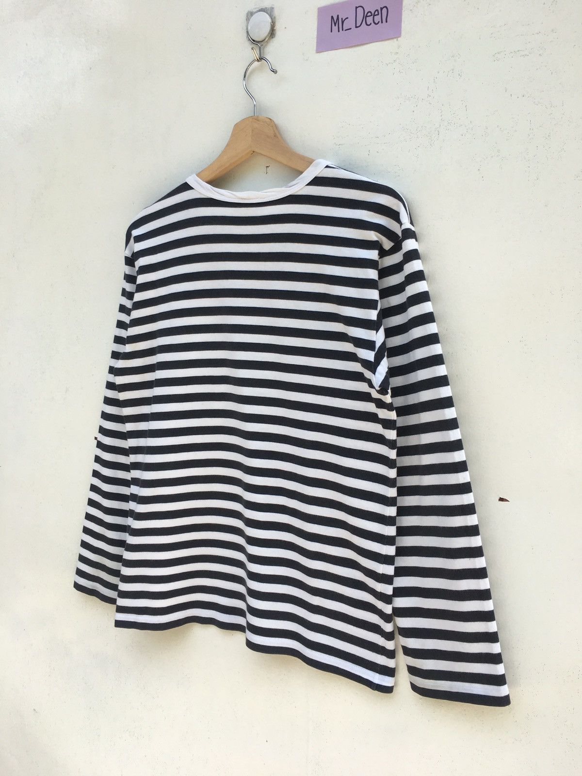 agnes b. Vintage Agnes B Stripes Longsleeve Shirt Size US M / EU 48-50 / 2 - 10 Thumbnail