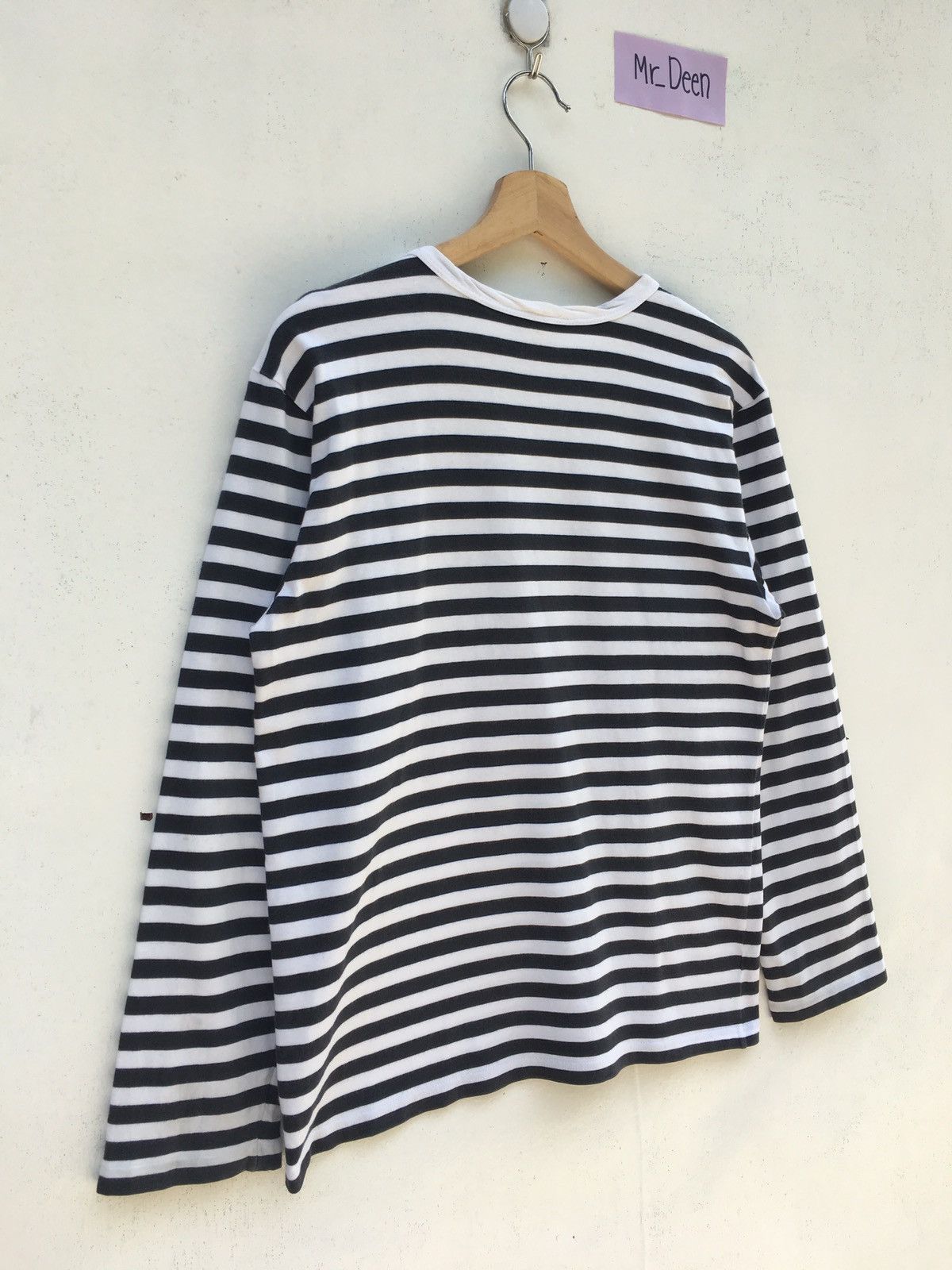 agnes b. Vintage Agnes B Stripes Longsleeve Shirt Size US M / EU 48-50 / 2 - 9 Thumbnail